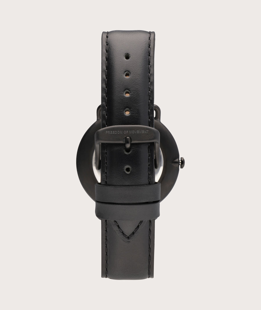 Pilot Matte Black/ Black - Black (42mm)