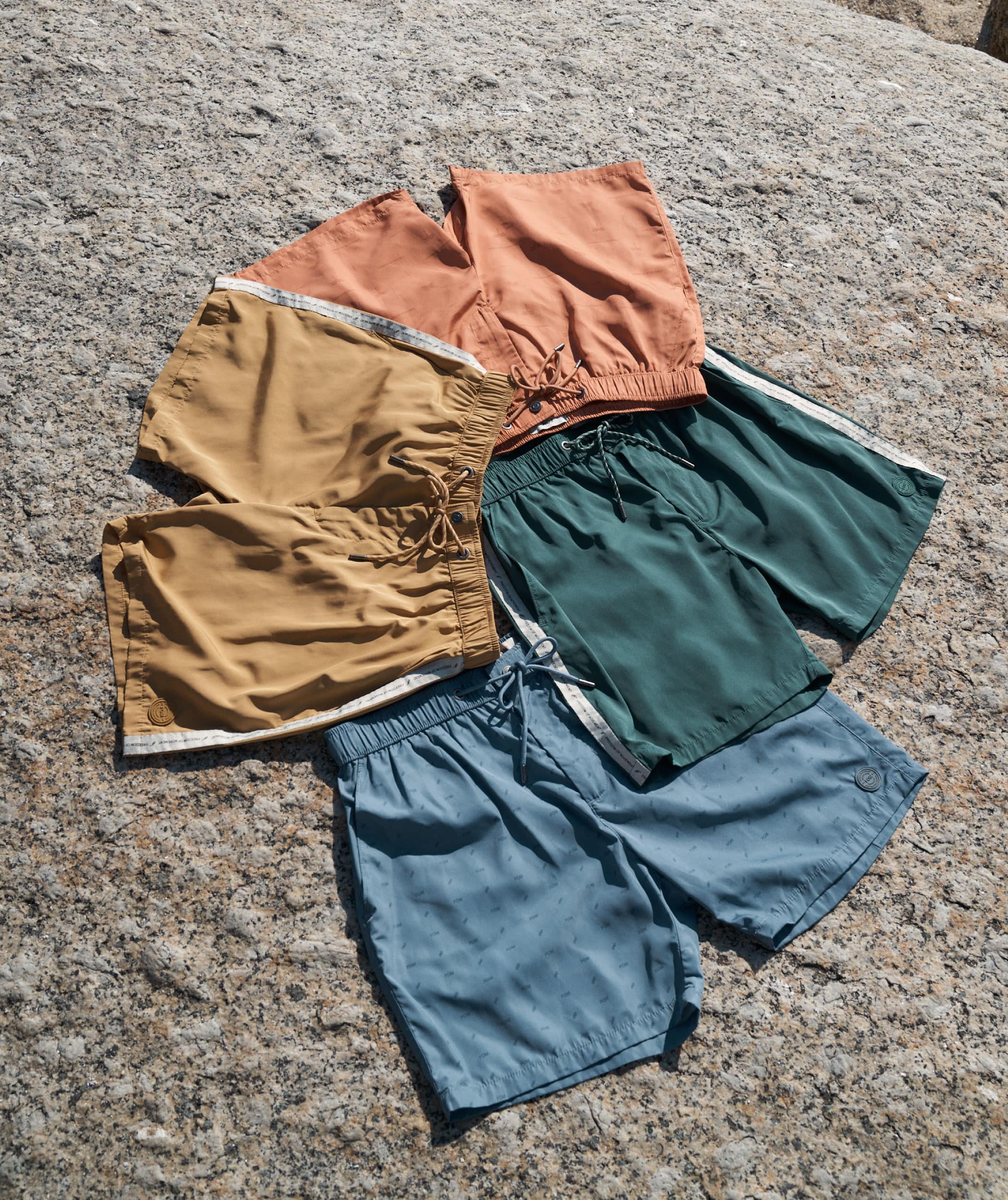 Mens Swimming Shorts Pine Green