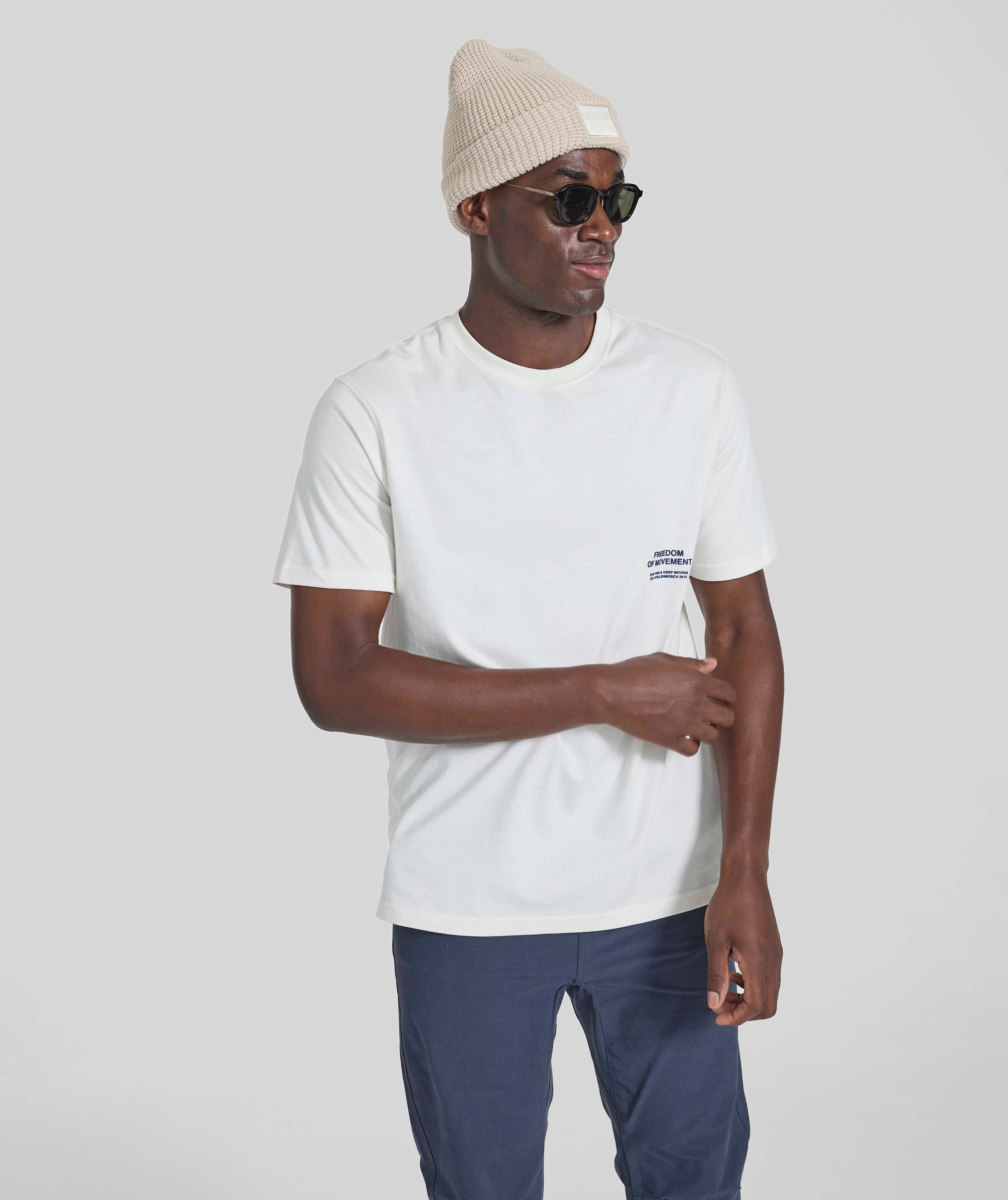 Mens Arniston Graphic Tee - Ivory