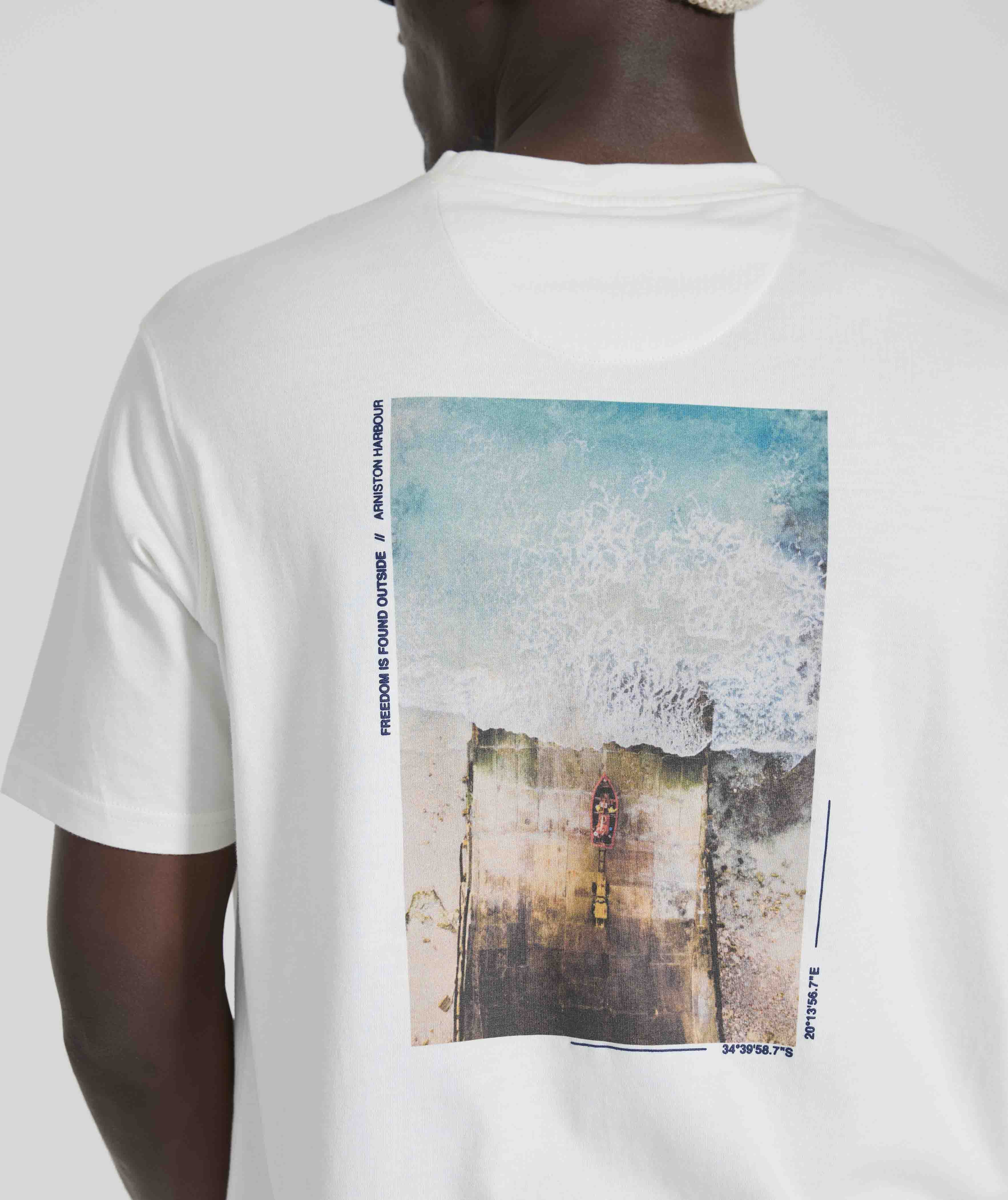 Mens Arniston Graphic Tee - Ivory