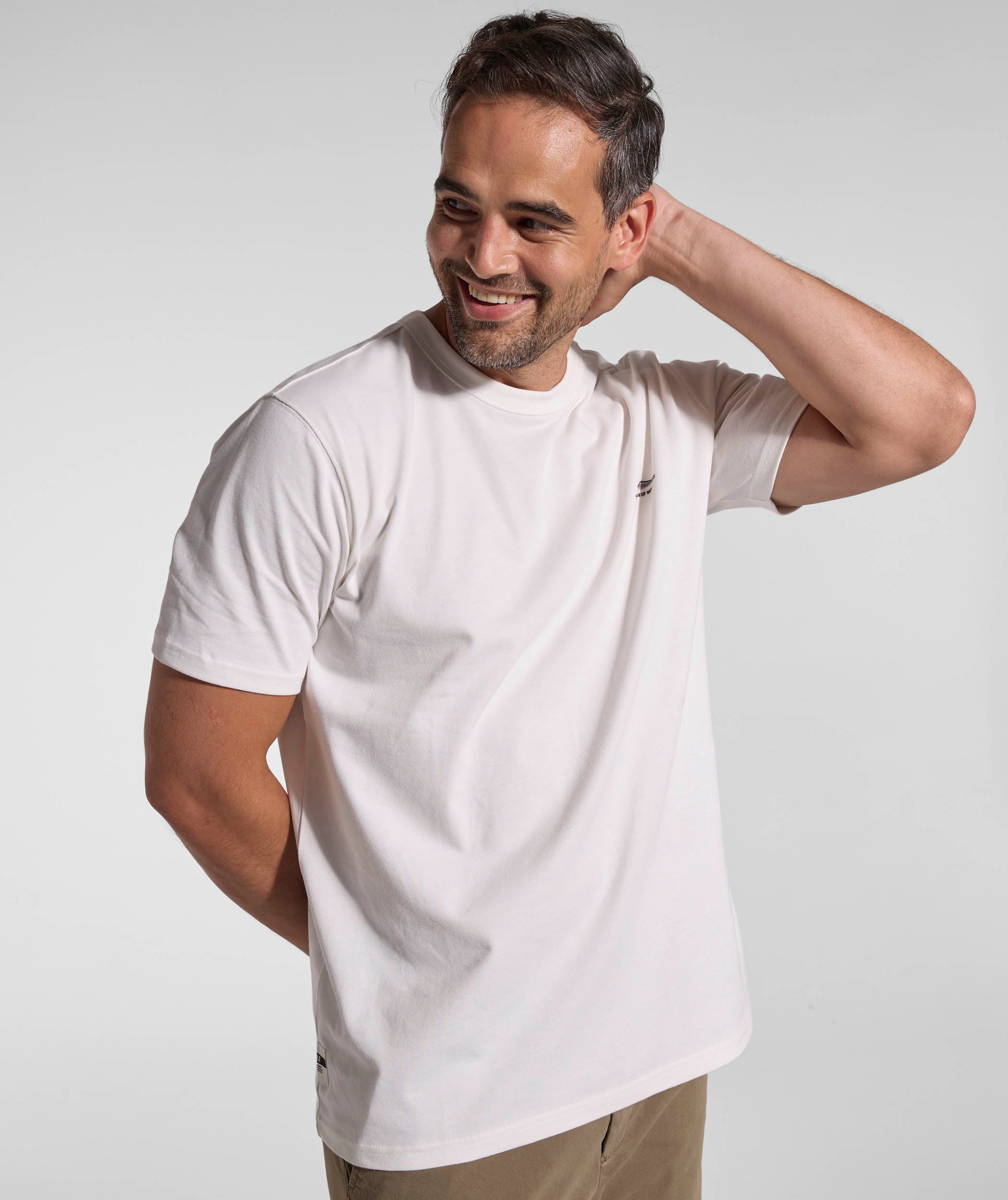 Mens Atlantic Sardine Regular Tee - Sea Salt