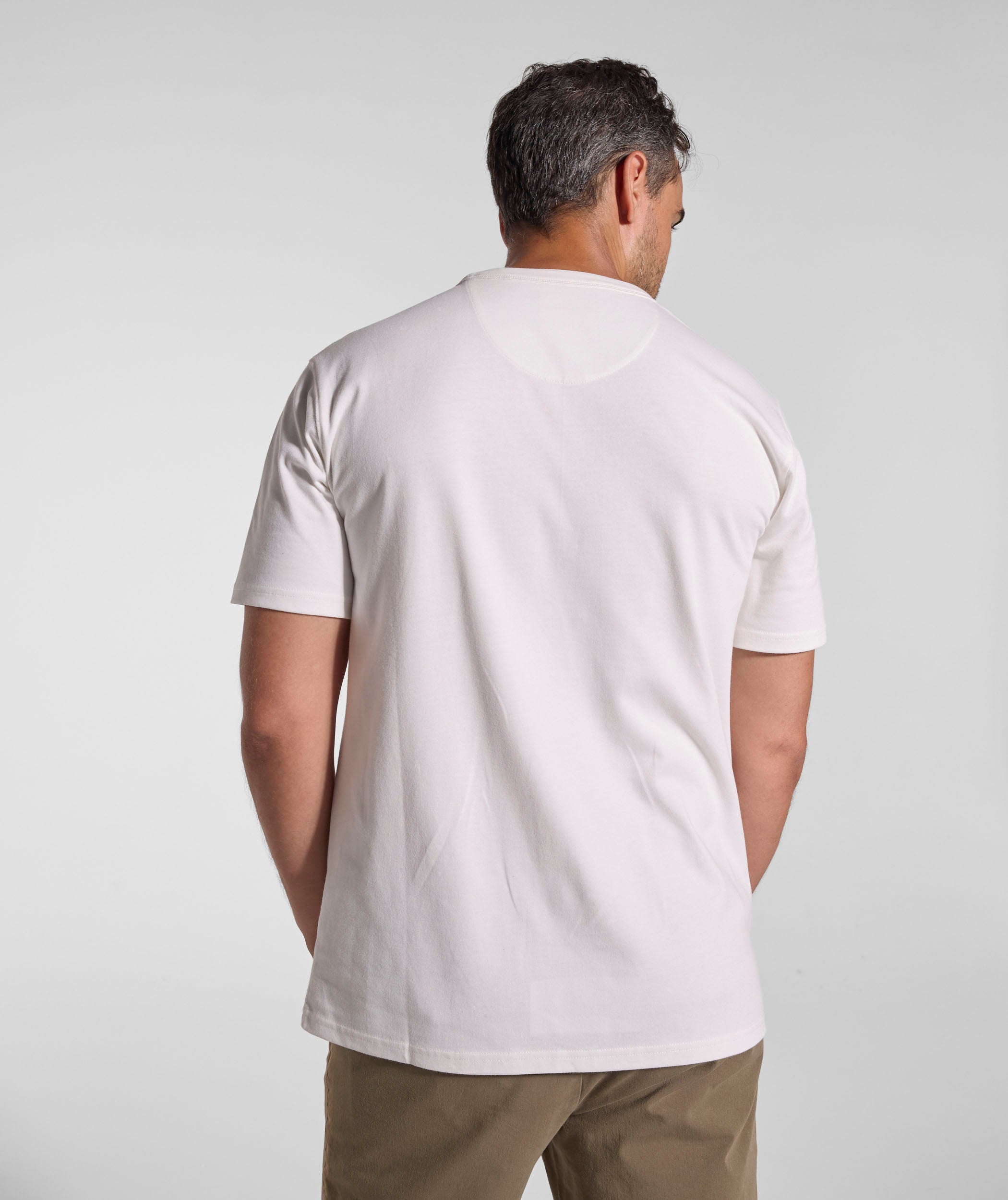 Mens Atlantic Sardine Regular Tee - Sea Salt