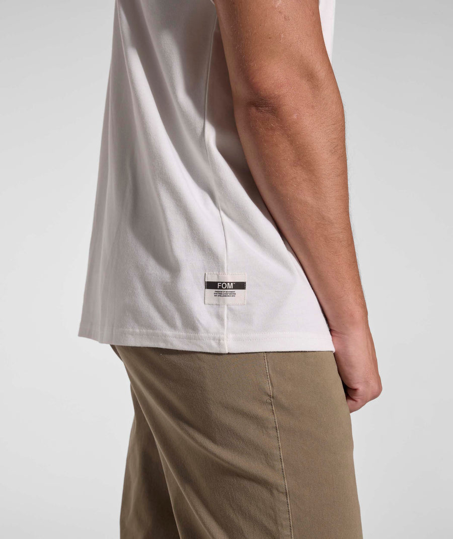 Mens Atlantic Sardine Regular Tee - Sea Salt