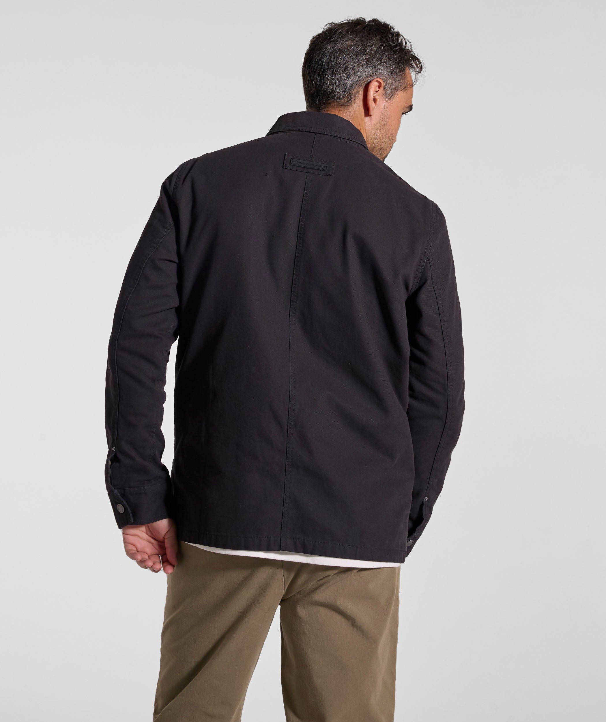 Mens Canvas Jacket - Black