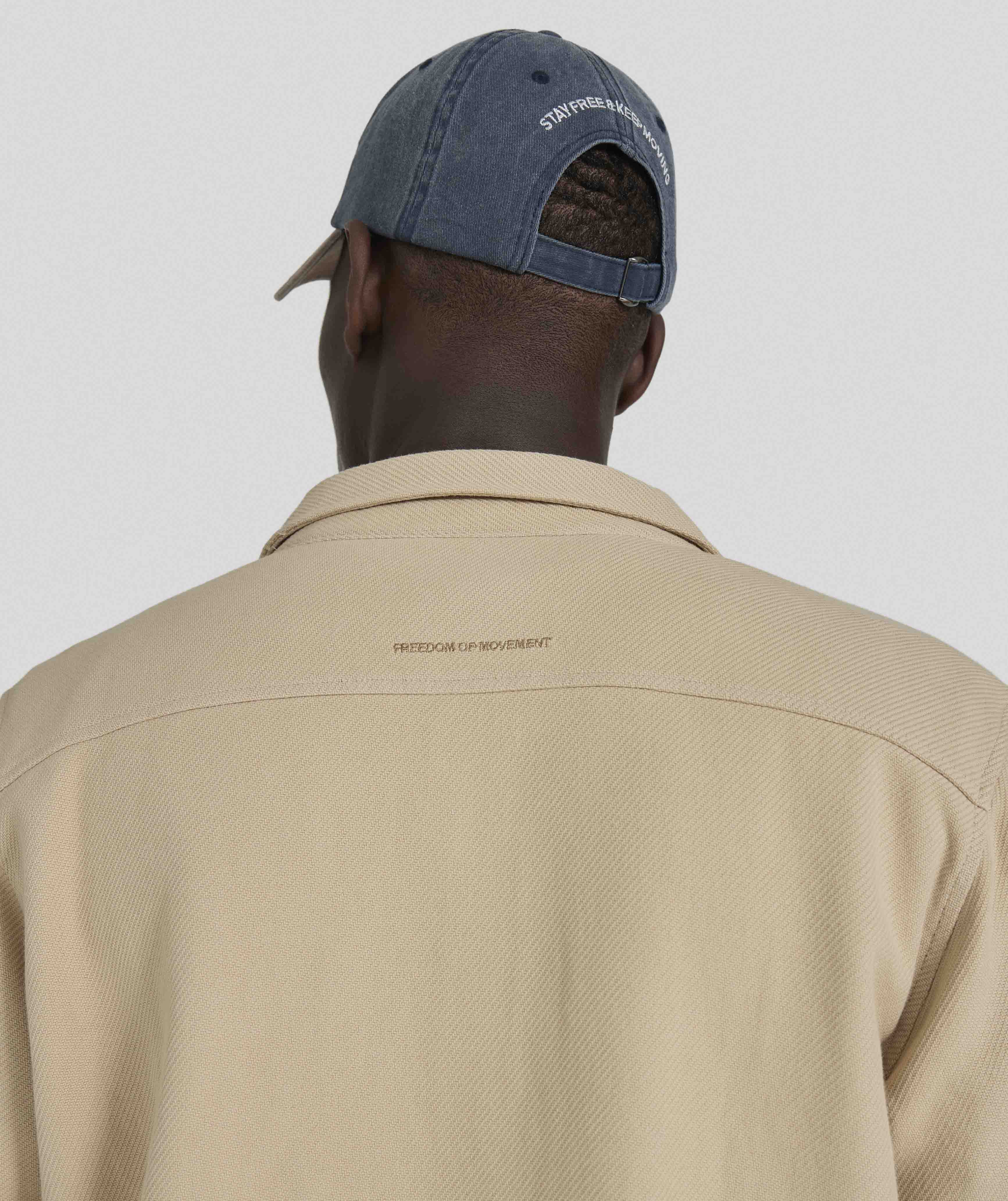 Mens Casual Organic Cotton Shirt - Sand