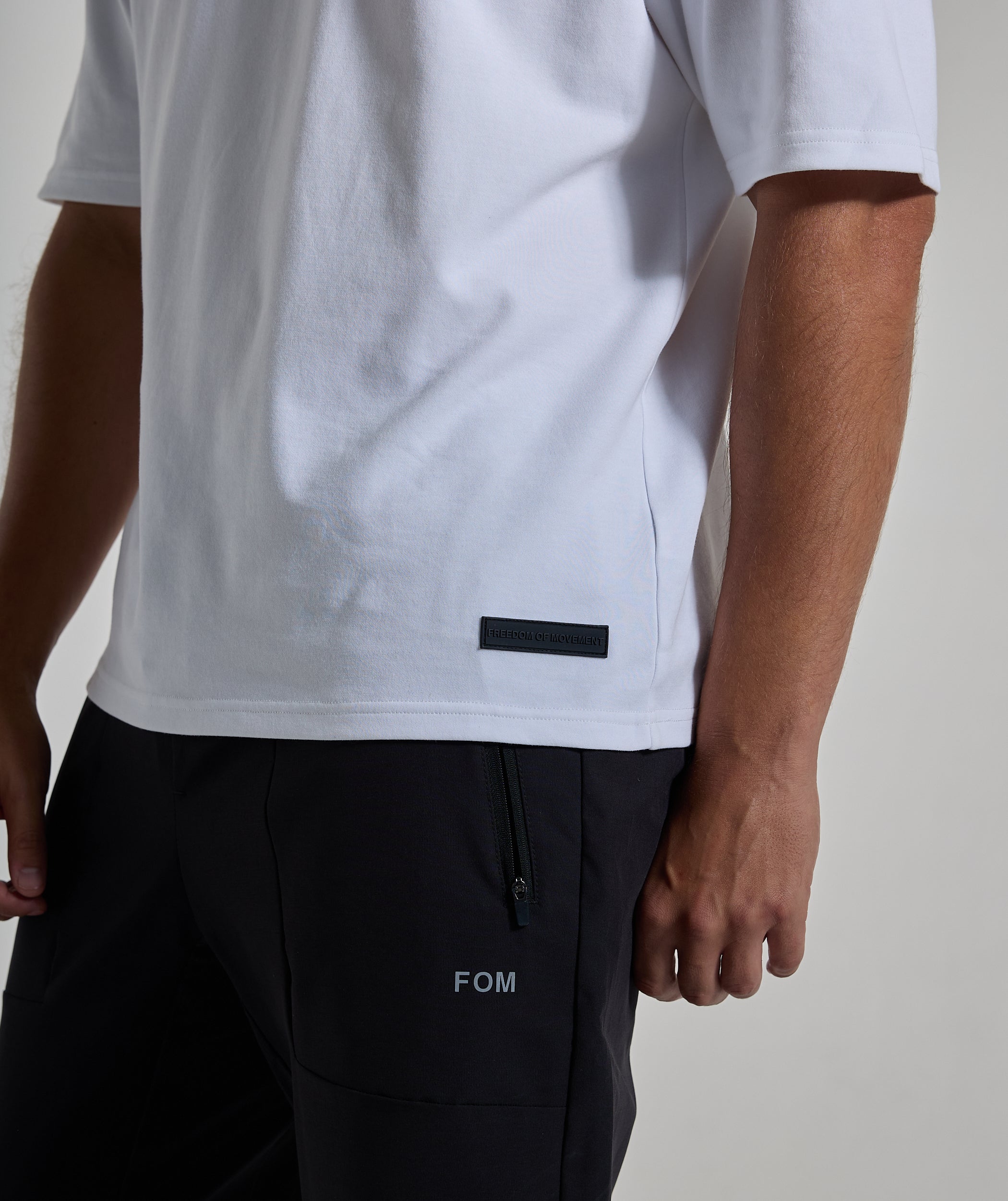 Mens FreeMotion Relaxed Tee - White