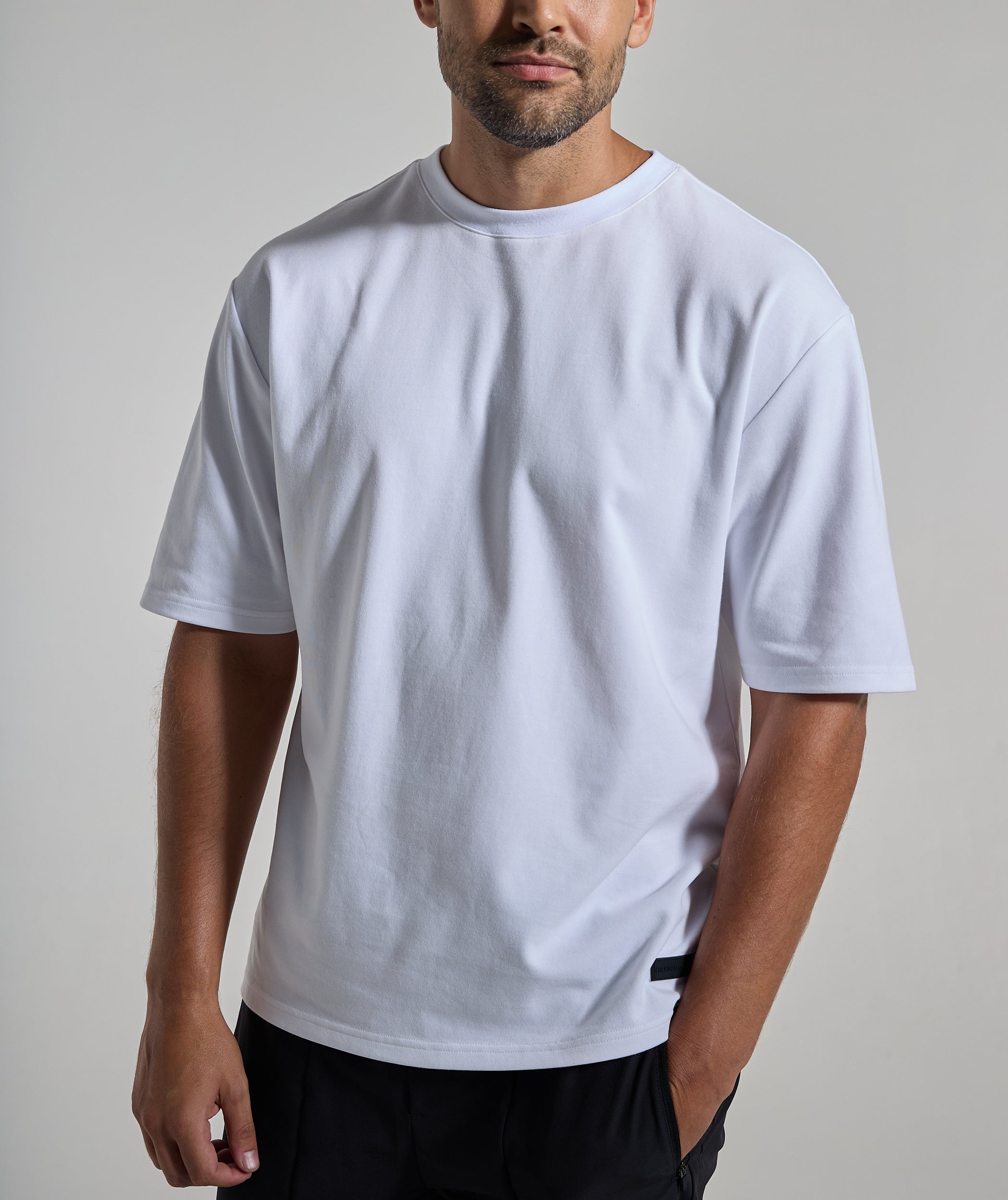 Mens FreeMotion Relaxed Tee - White
