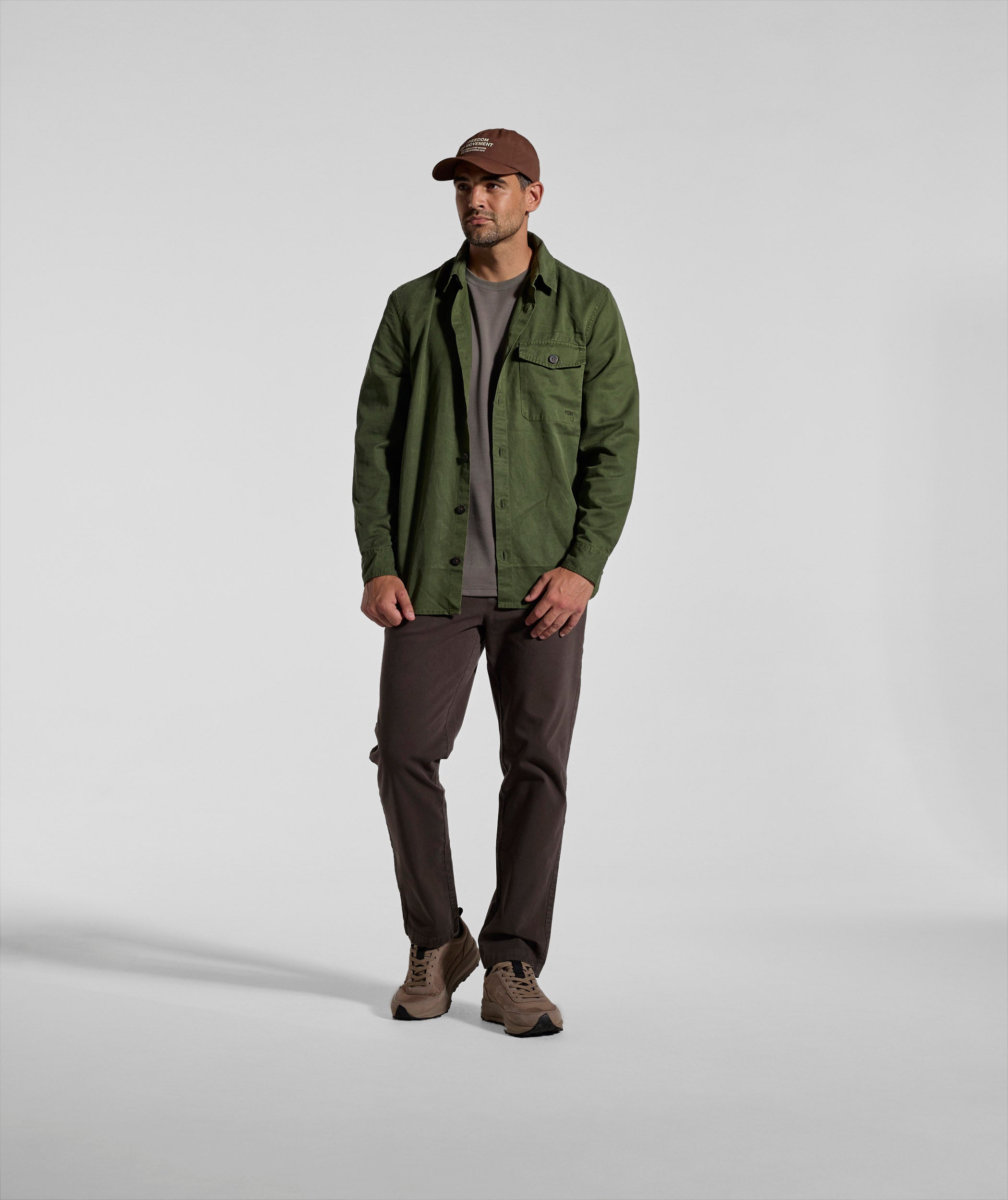 Mens Lyocell Blend Shirt - Forest