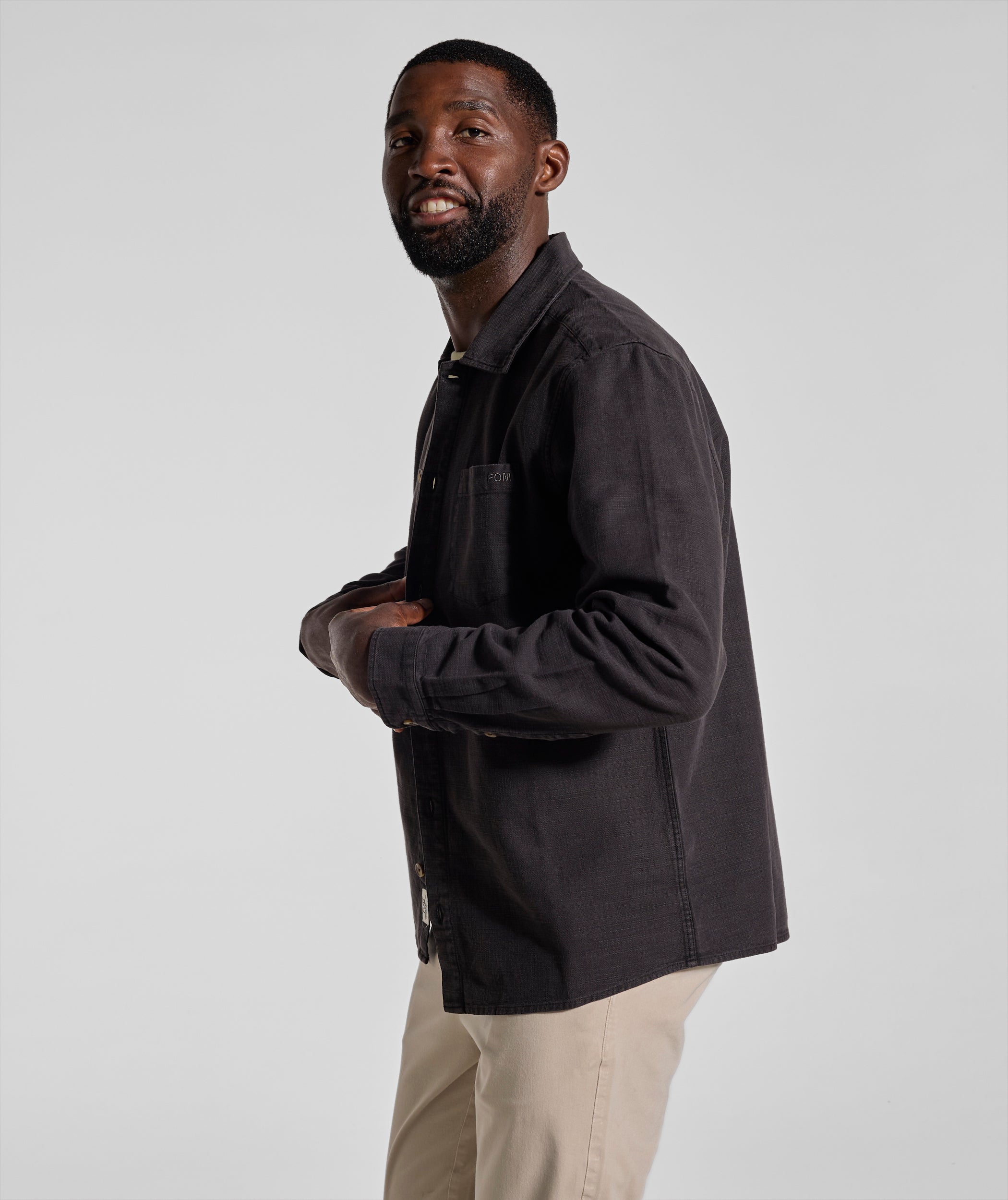 Mens Organic Cotton Shirt - Black