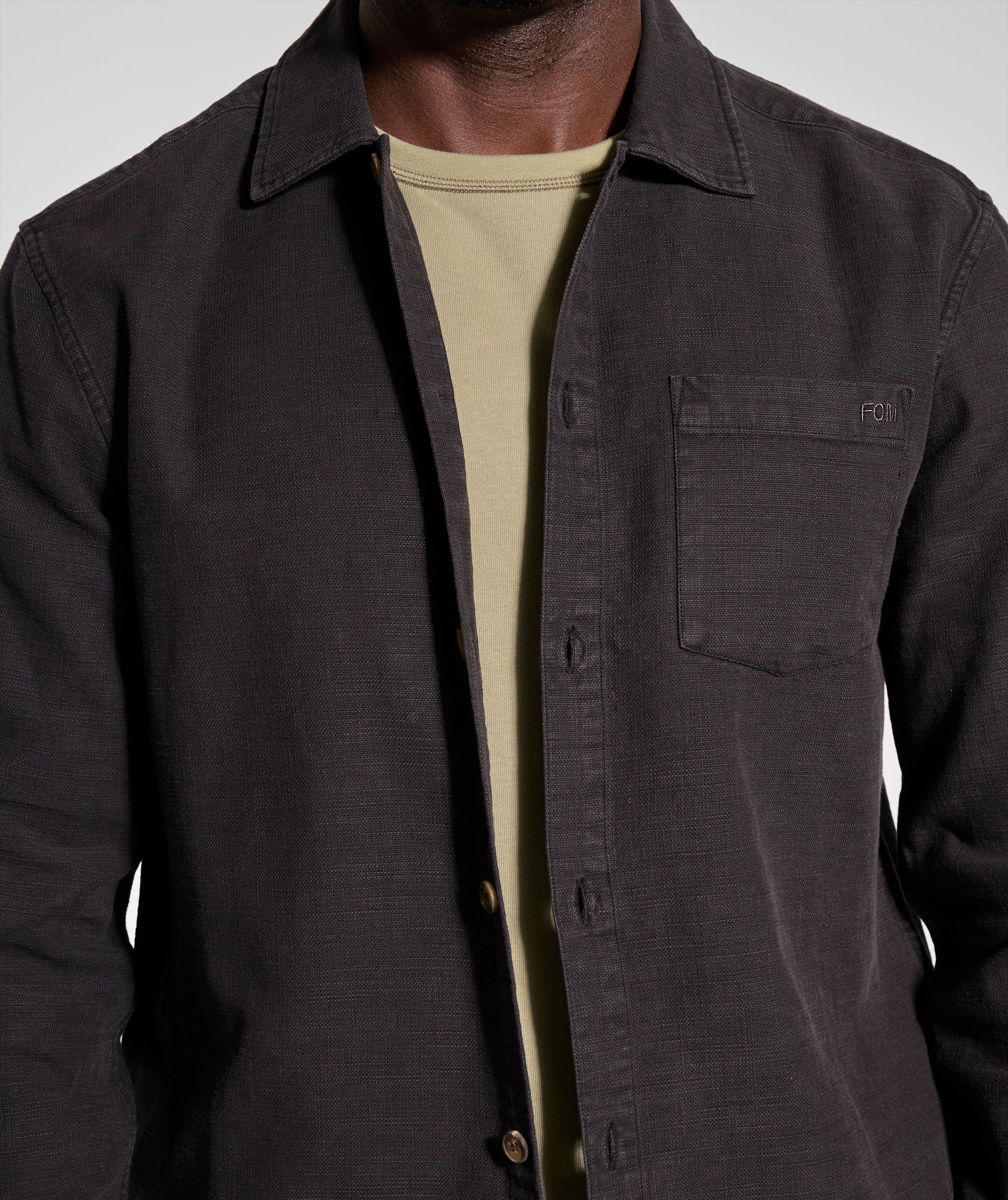 Mens Organic Cotton Shirt - Black