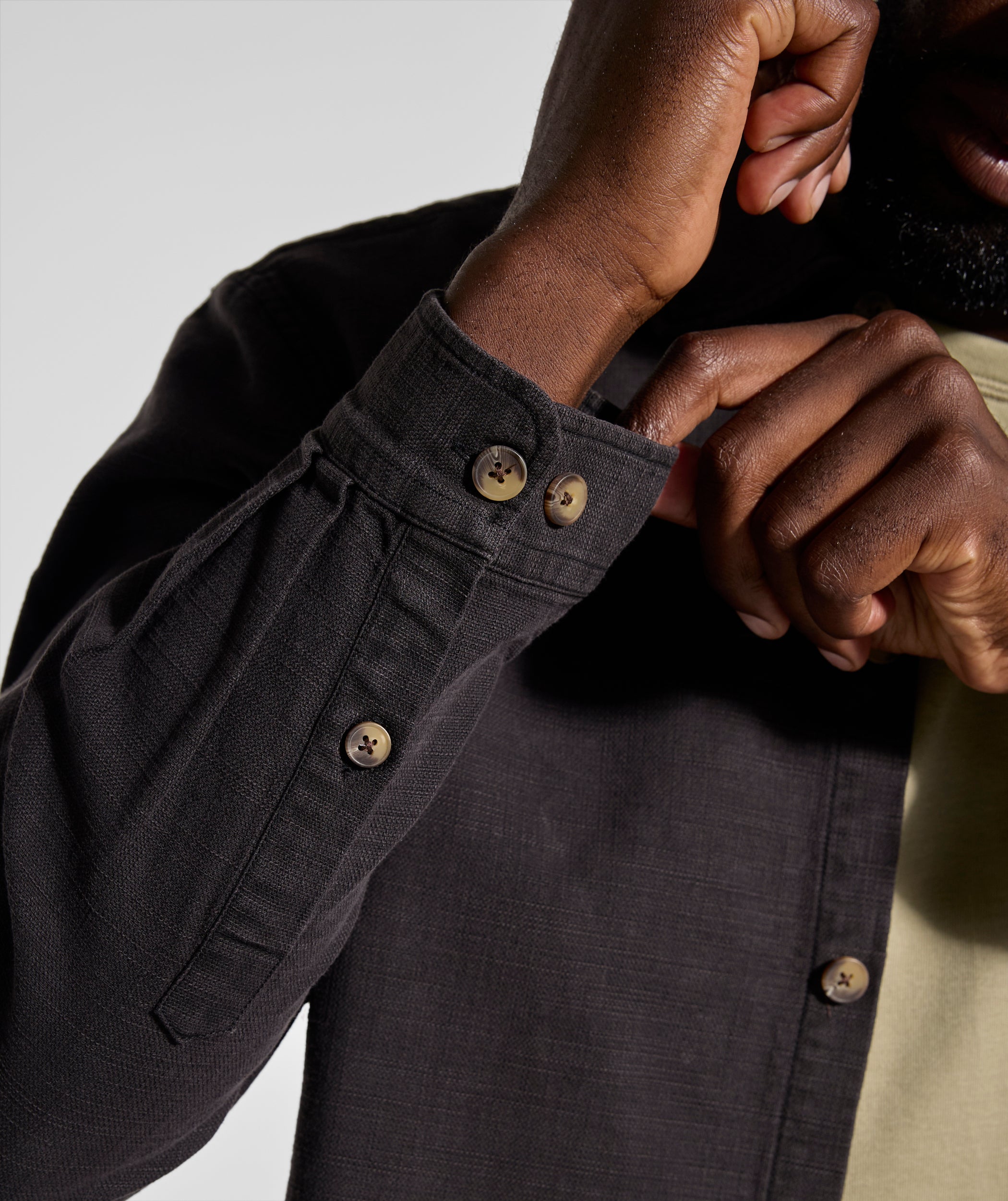 Mens Organic Cotton Shirt - Black