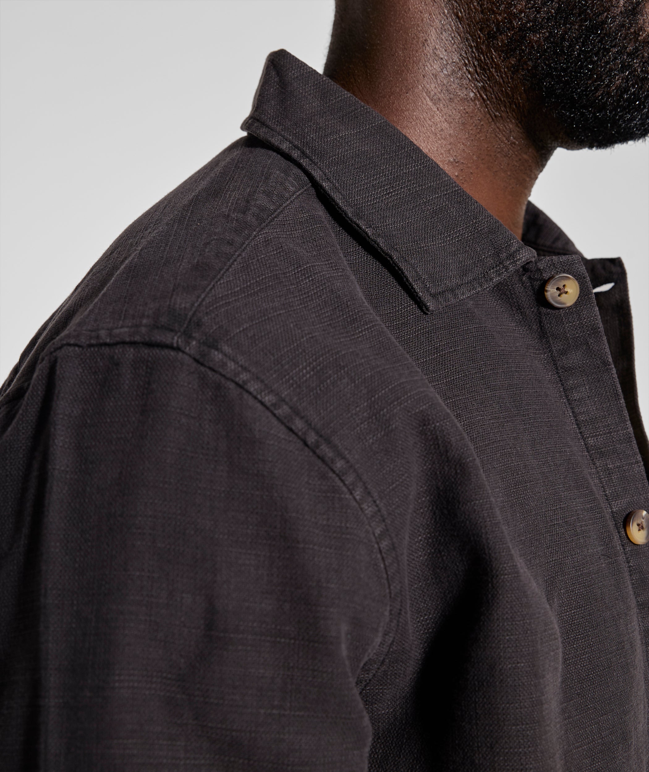 Mens Organic Cotton Shirt - Black