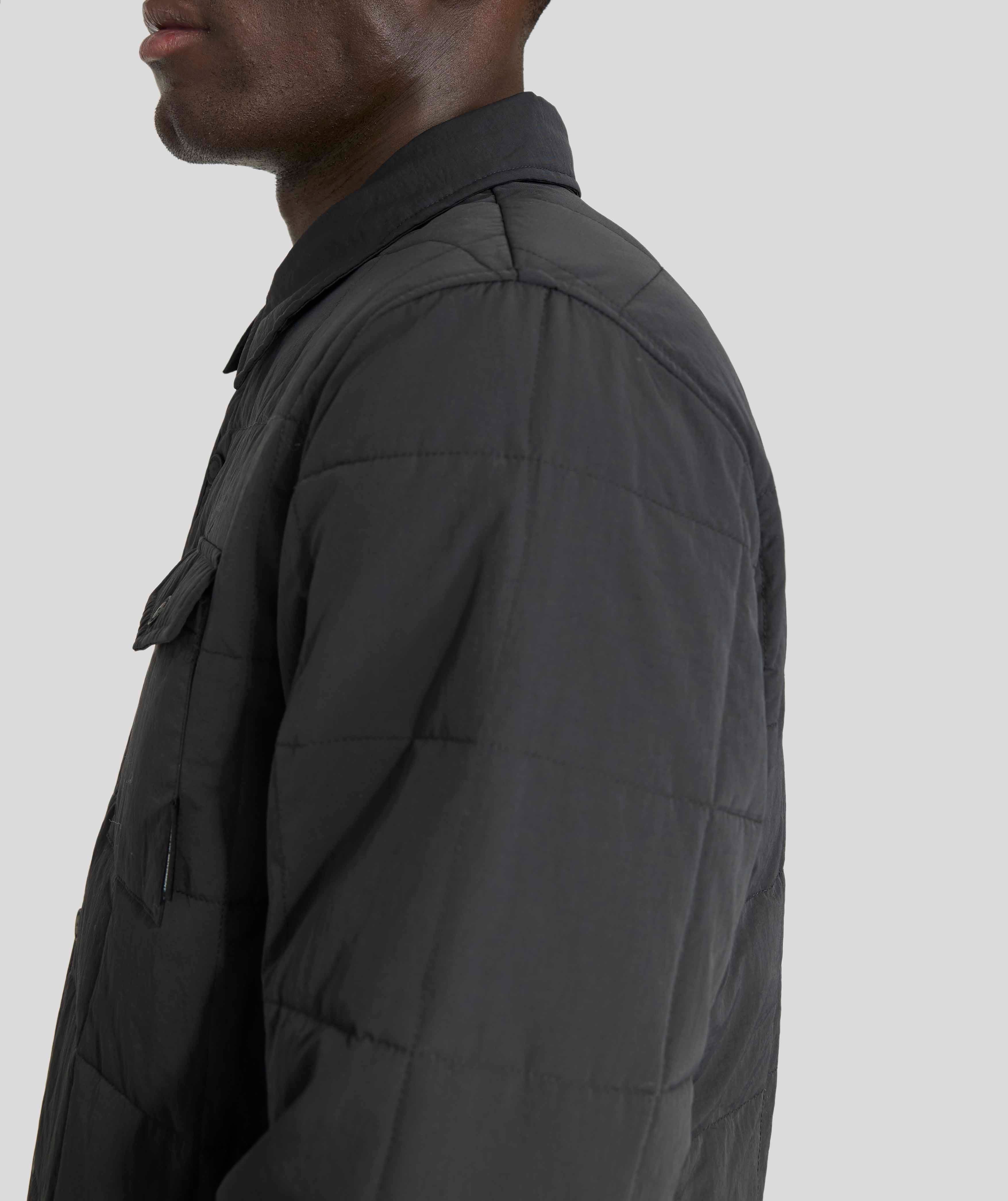 Mens Quilted Jacket - Black