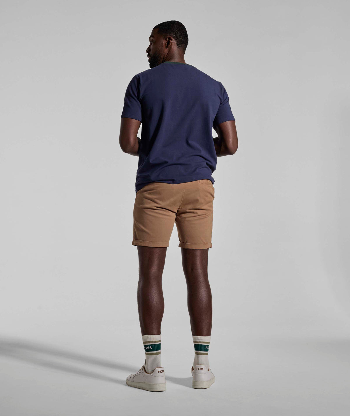 Mens Regular Fit Tee - Navy/ Green