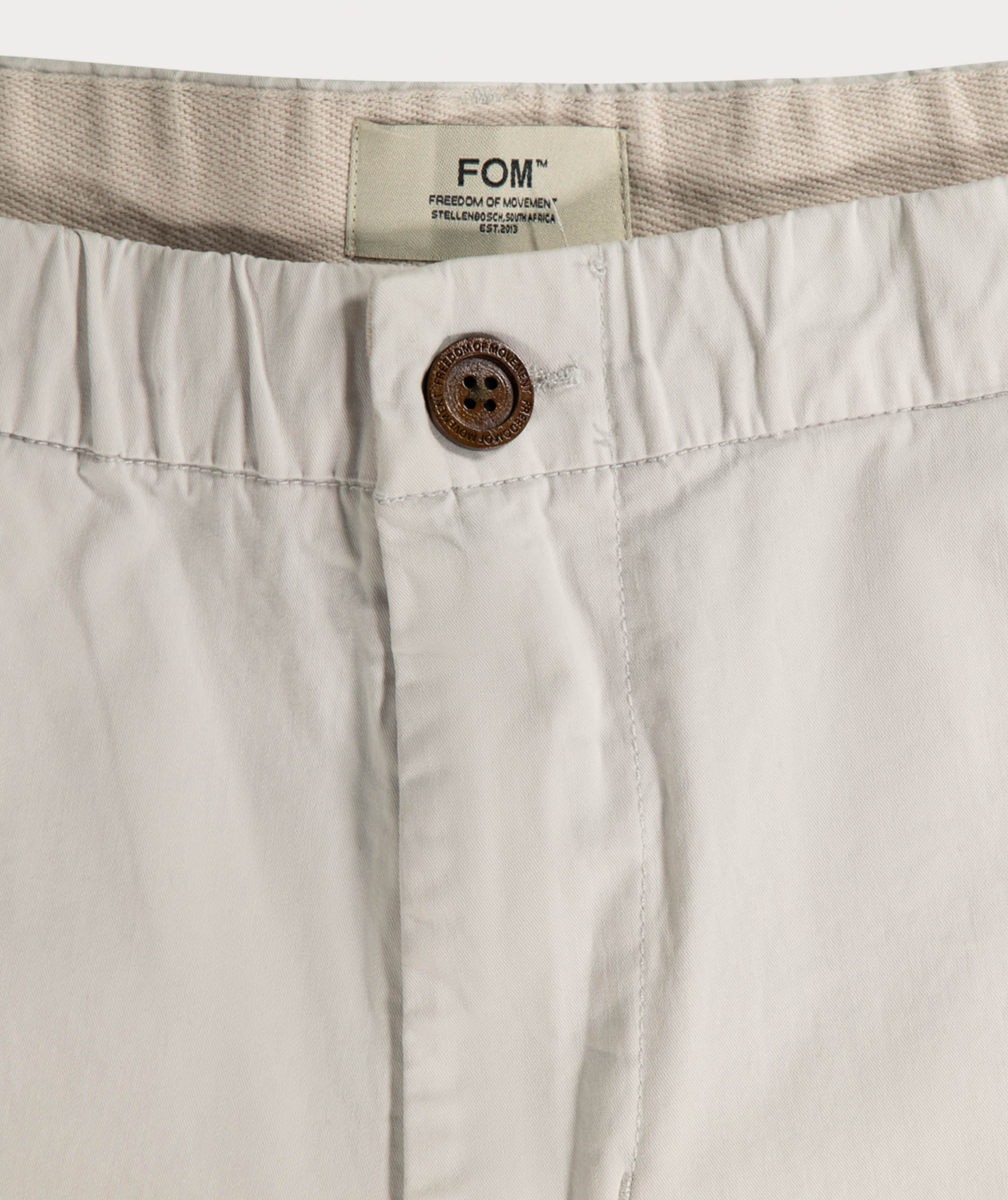 Men's Cotton Stretch Chino Shorts - Light Cement