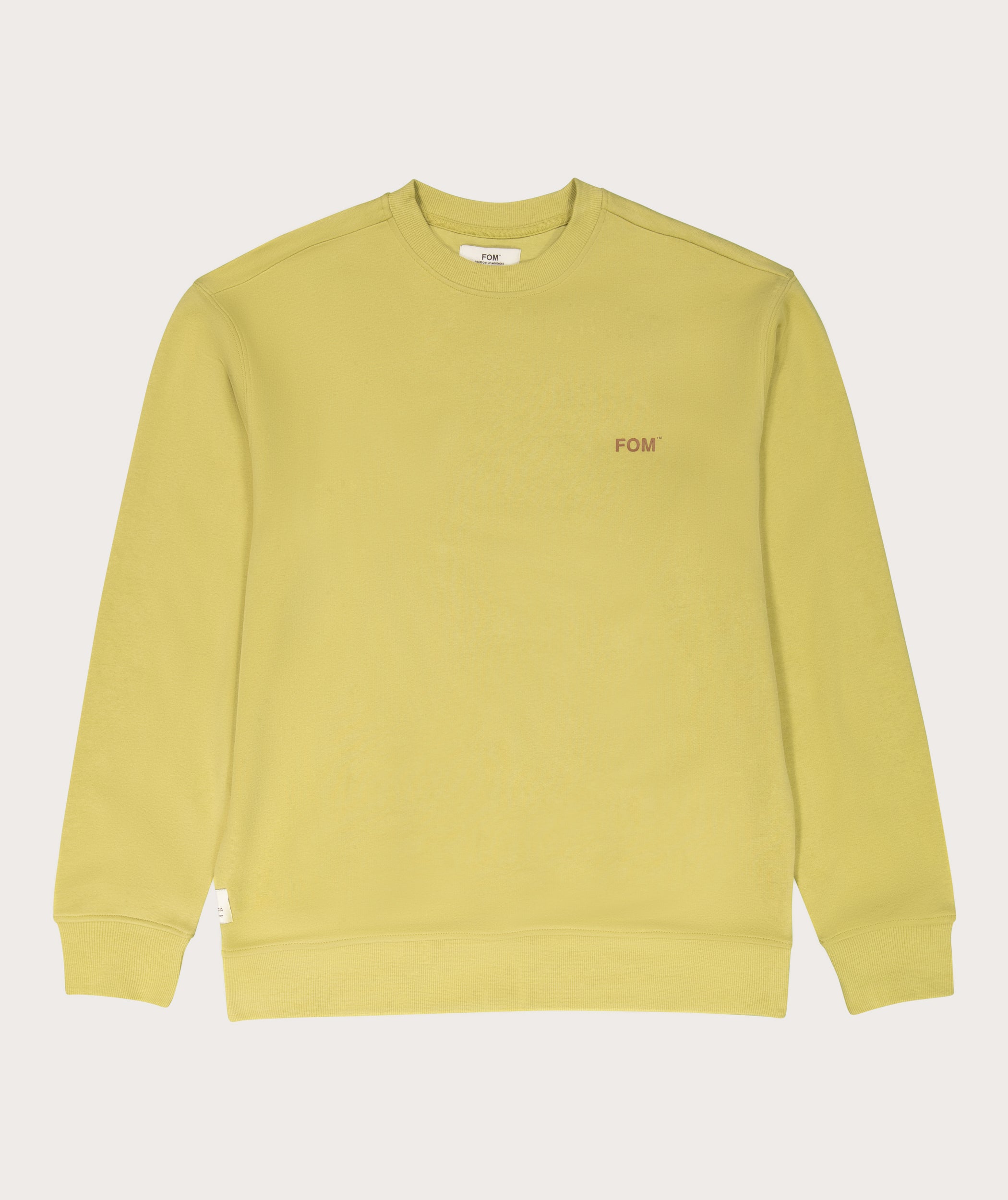 Mens Crew Neck Sweater - Avocado