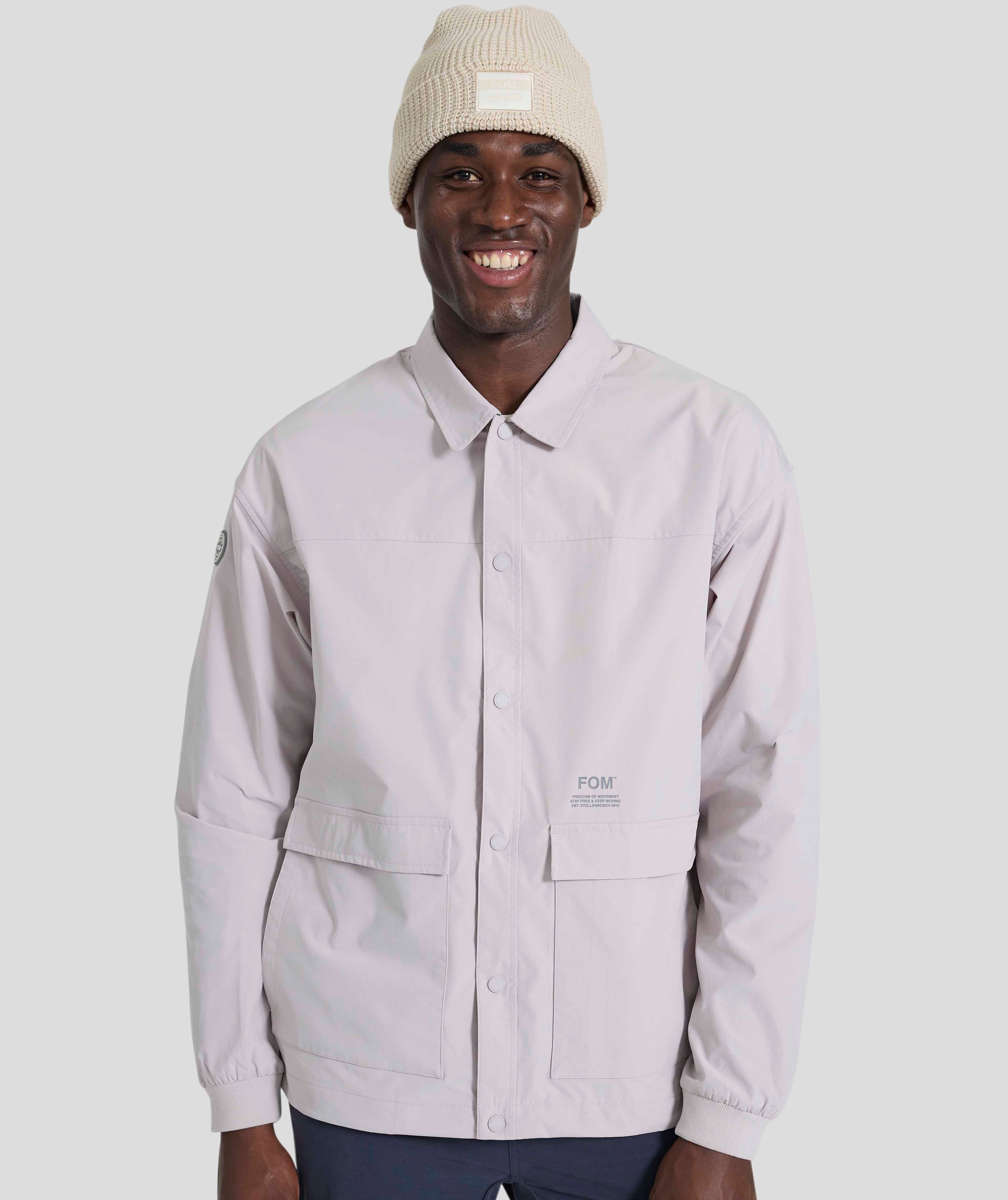 Mens Water Resistant Jacket - Light Grey