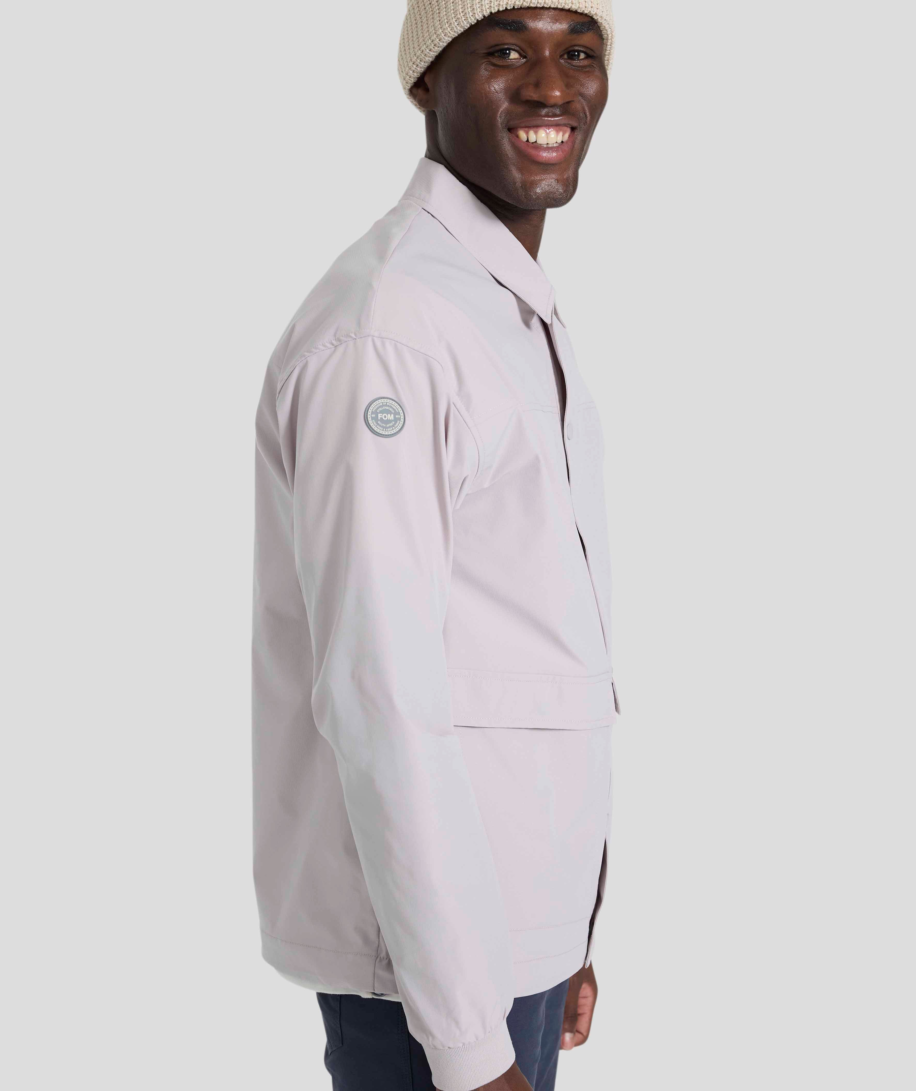 Mens Water Resistant Jacket - Light Grey