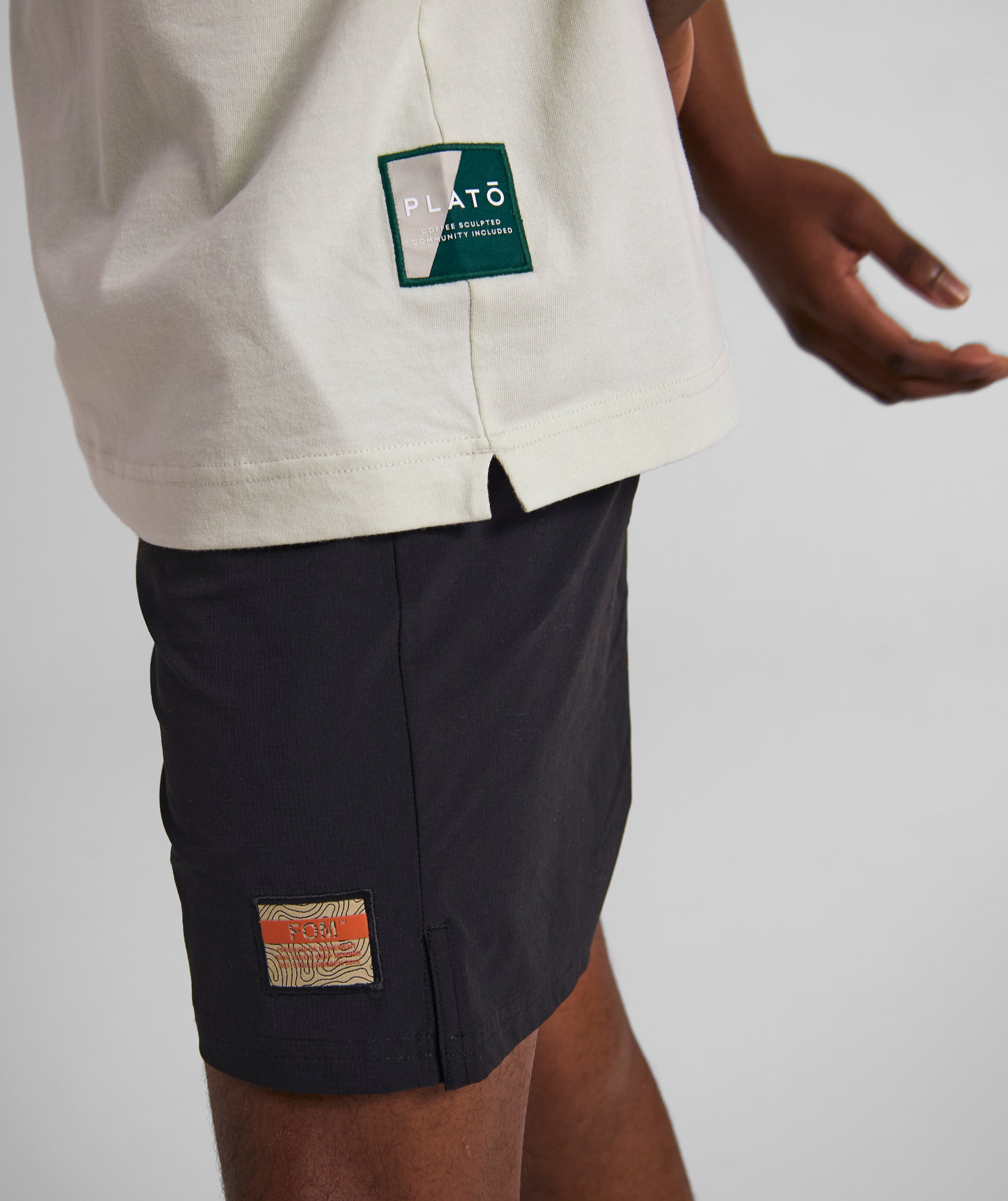 Mens FreeMotion Micro Ripstop Shorts - Black