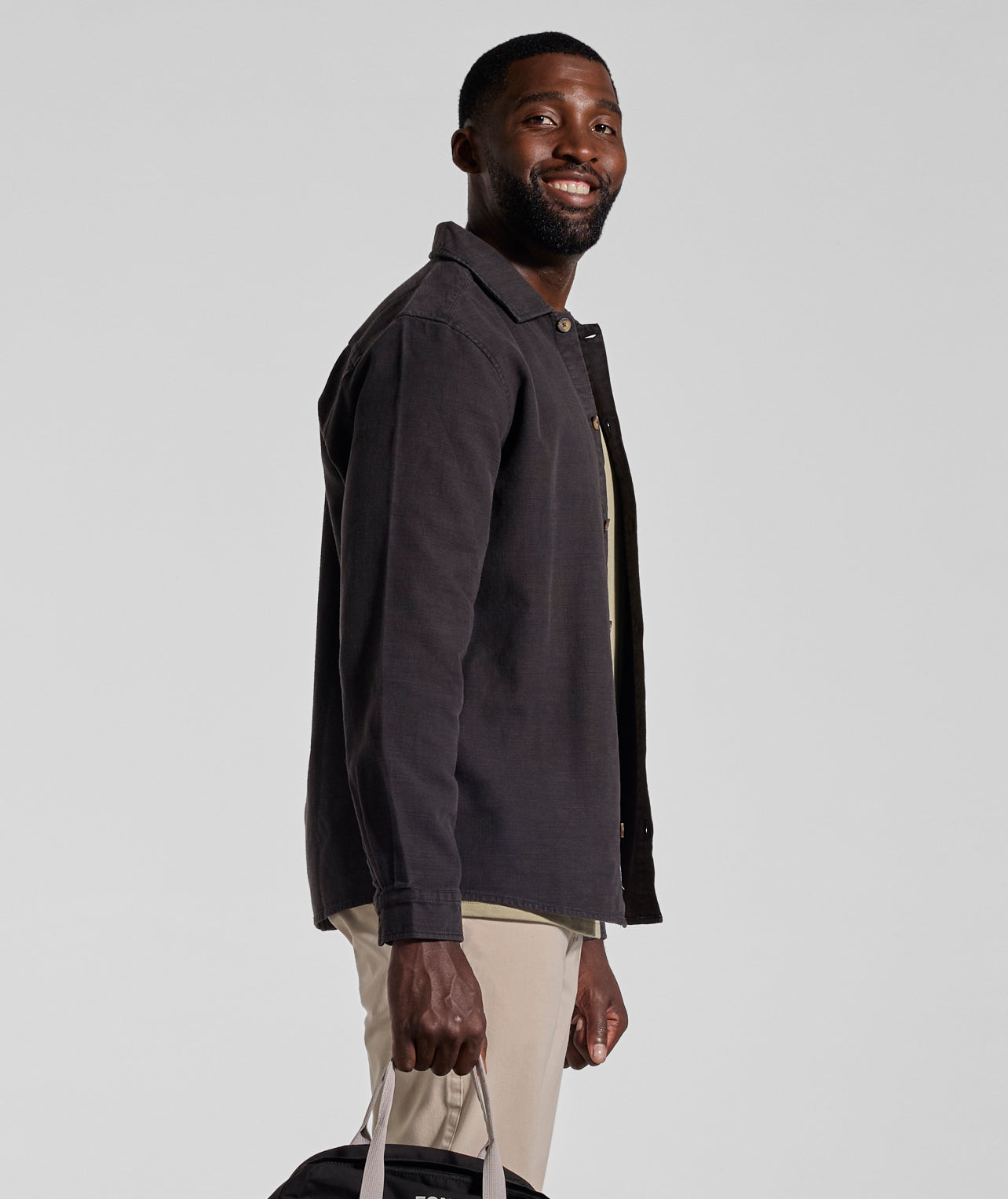 Mens Organic Cotton Shirt - Black