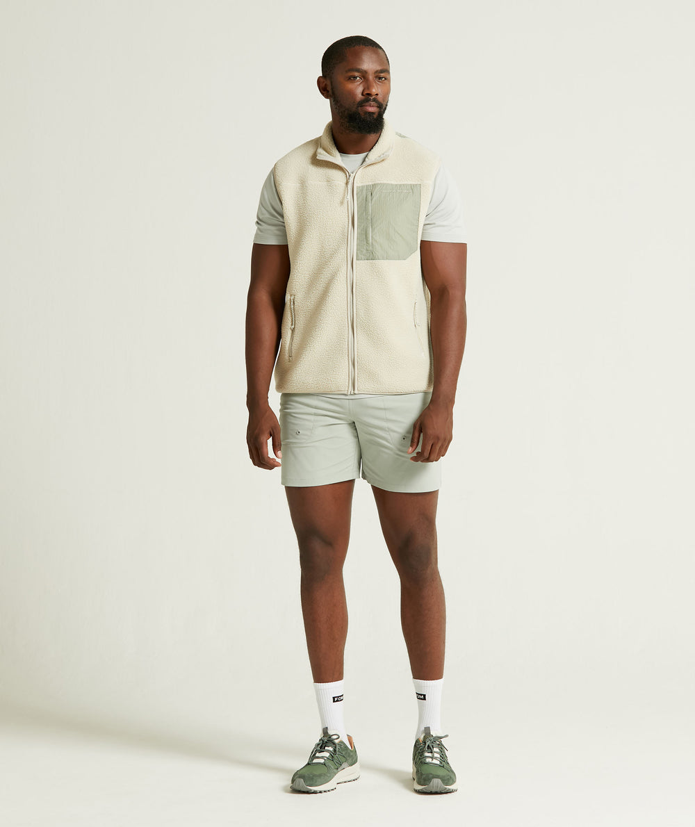 Mens Micro-Ripstop Shorts - Mineral Grey