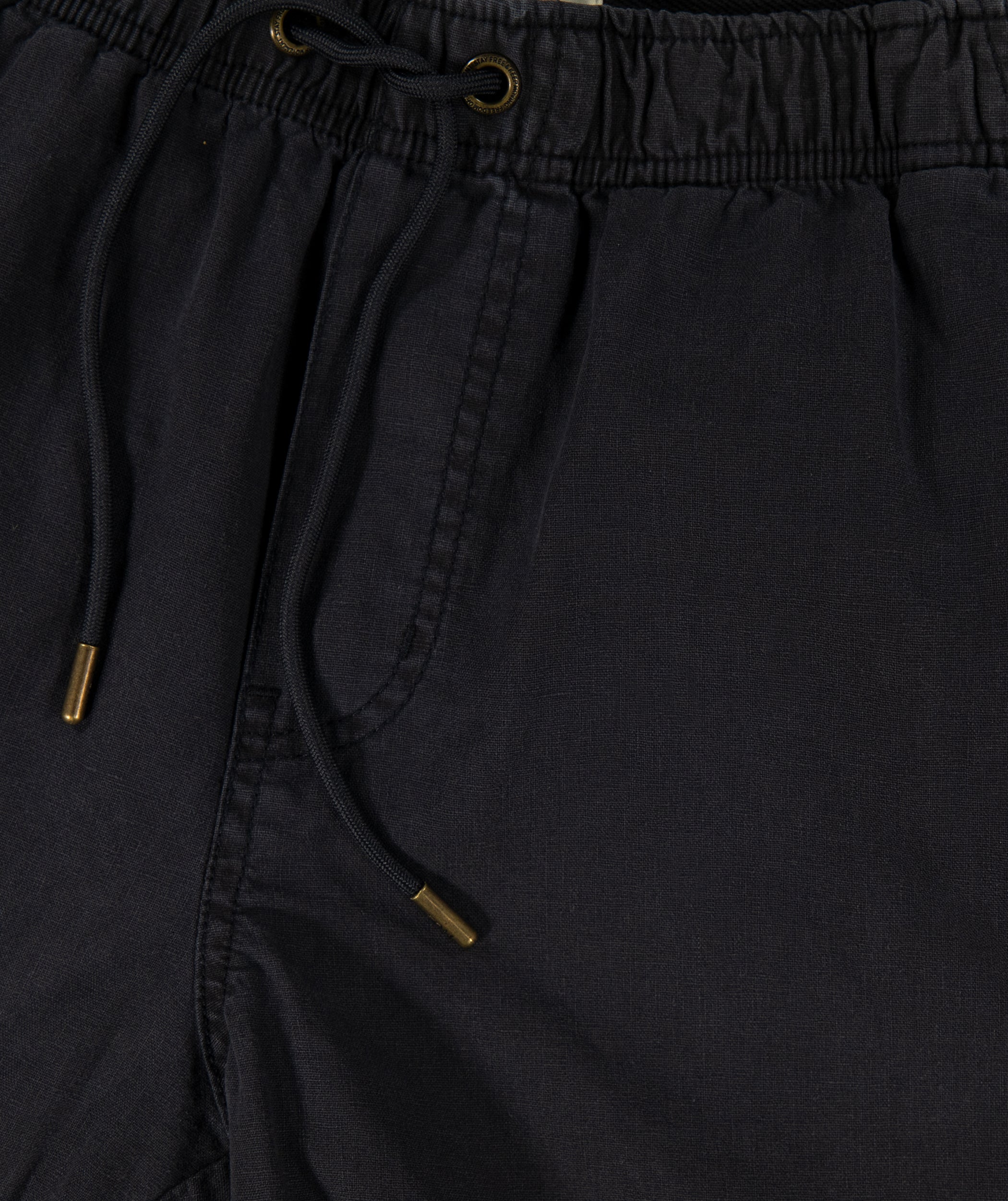 Men's Linen Blend Drawcord Shorts - Navy