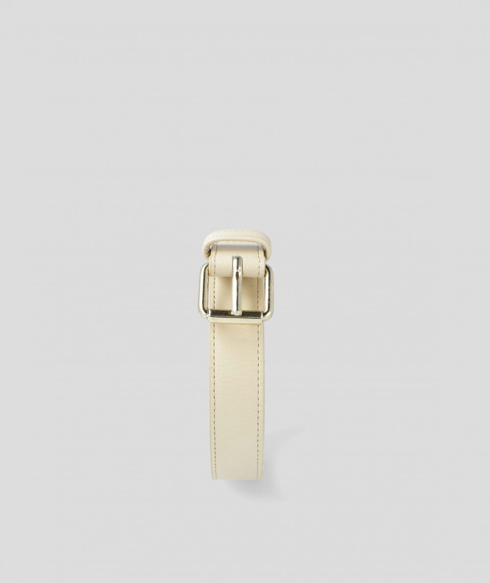Ladies Nude Belt - Gold Buckle