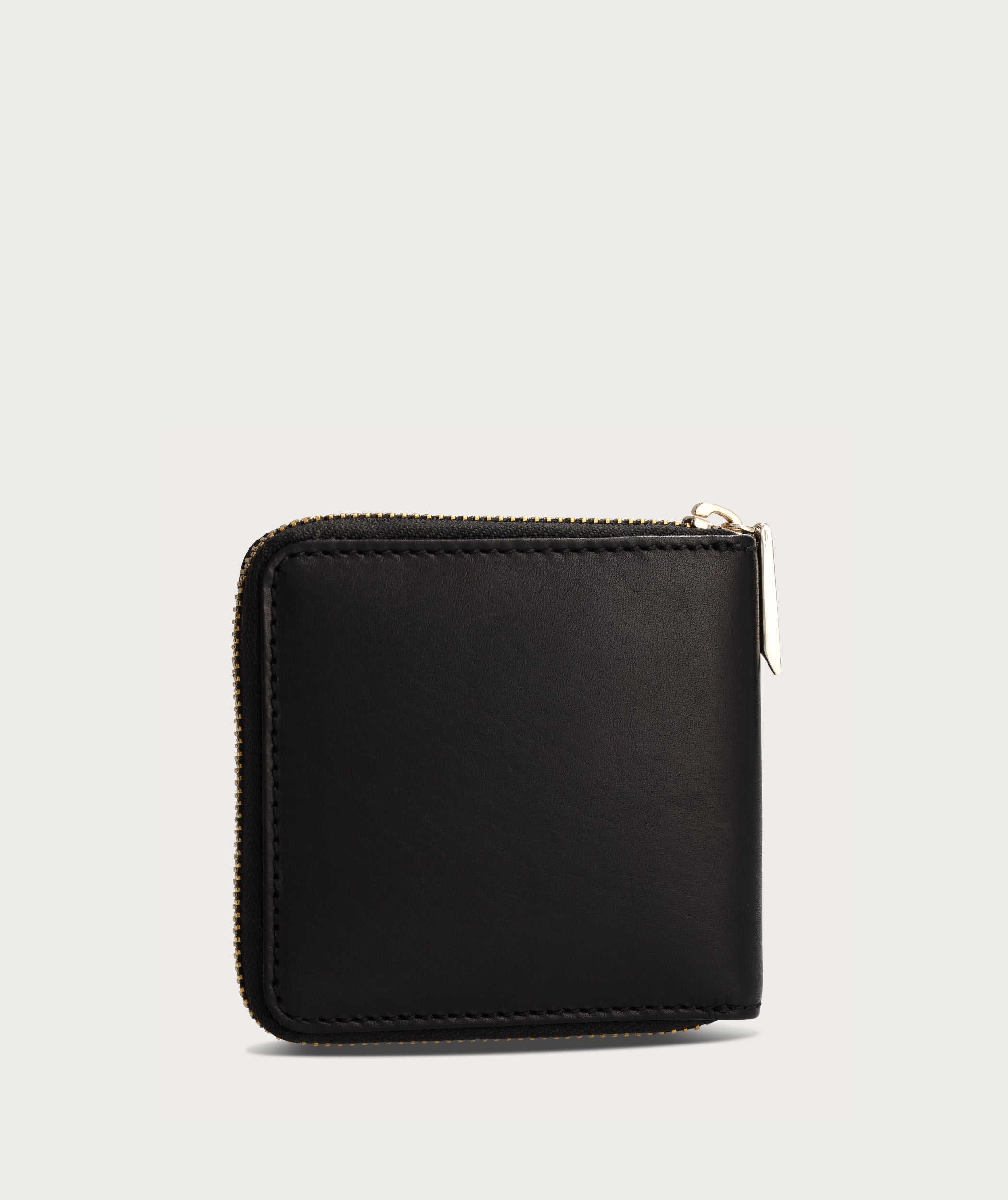 Square Zip Wallet - Black