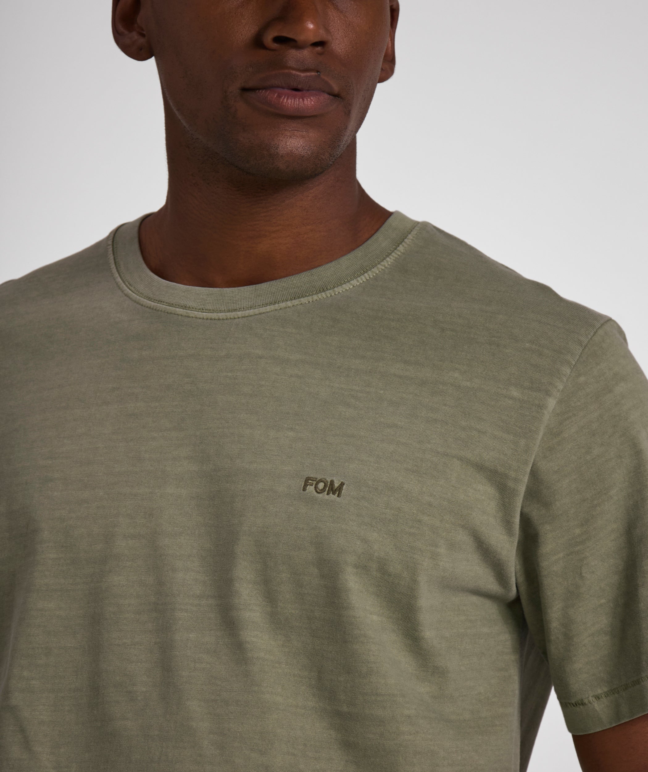 Mens Vintage Washed Tee - Sage