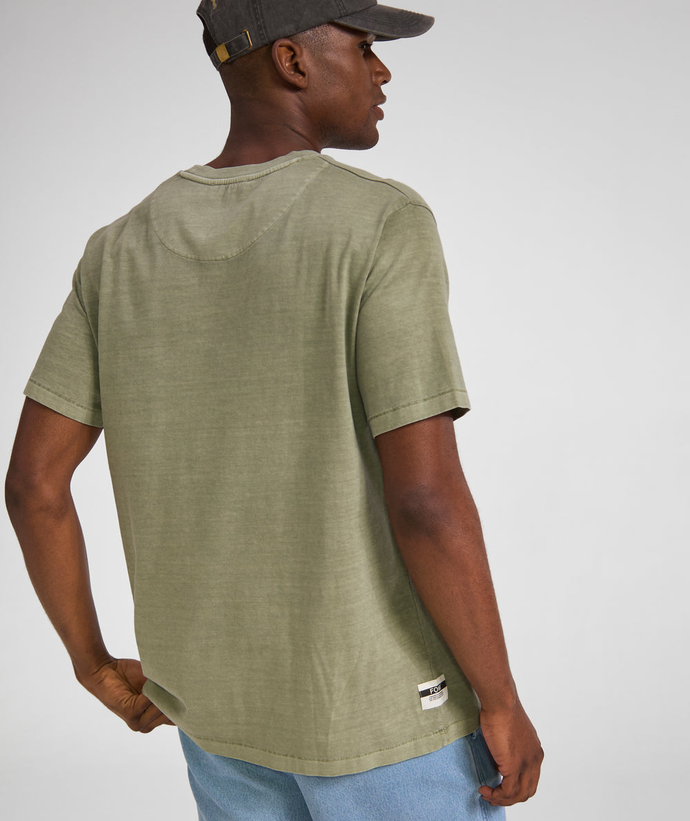 Mens Vintage Washed Tee - Sage
