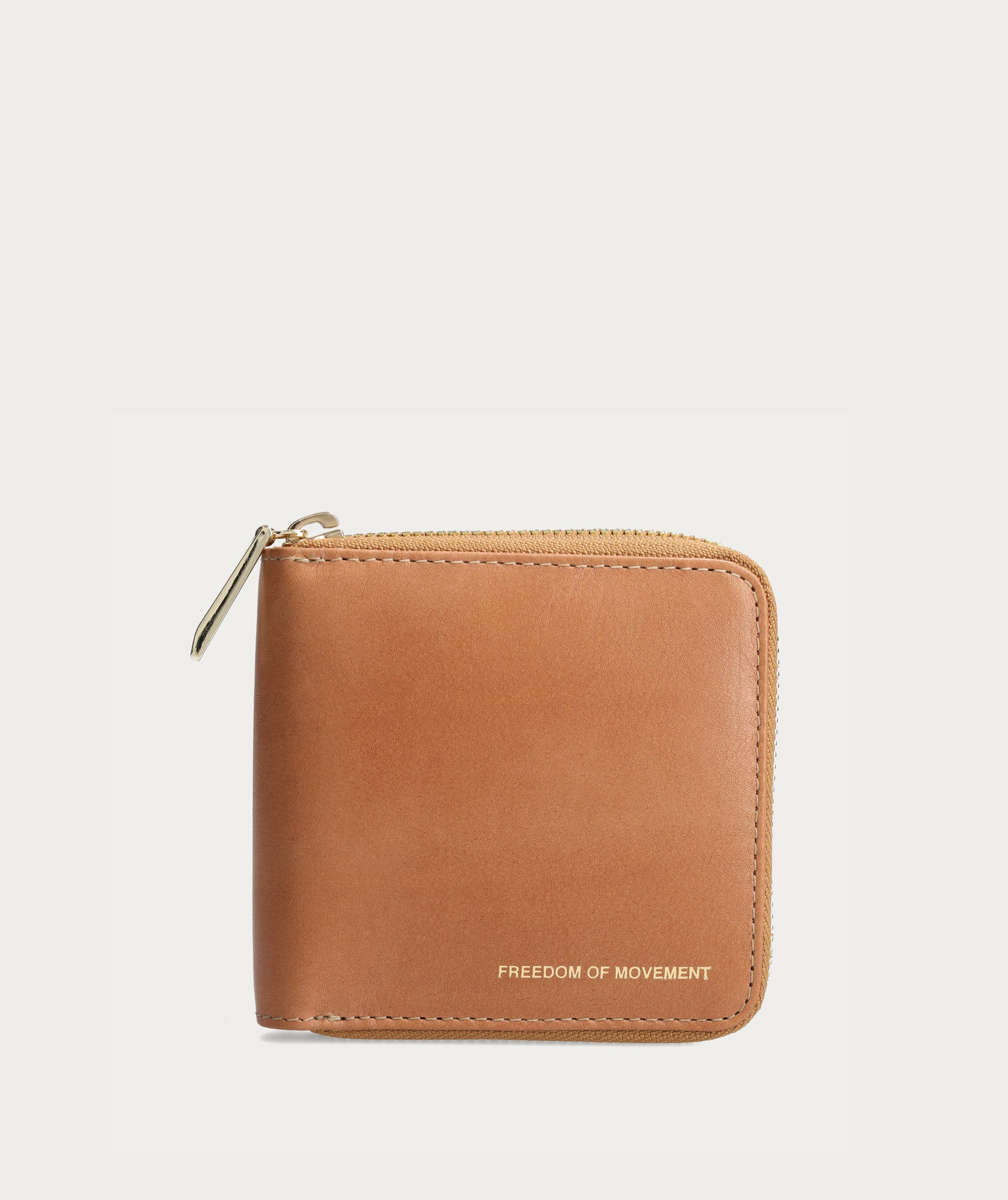 Square Zip Wallet - Biscuit