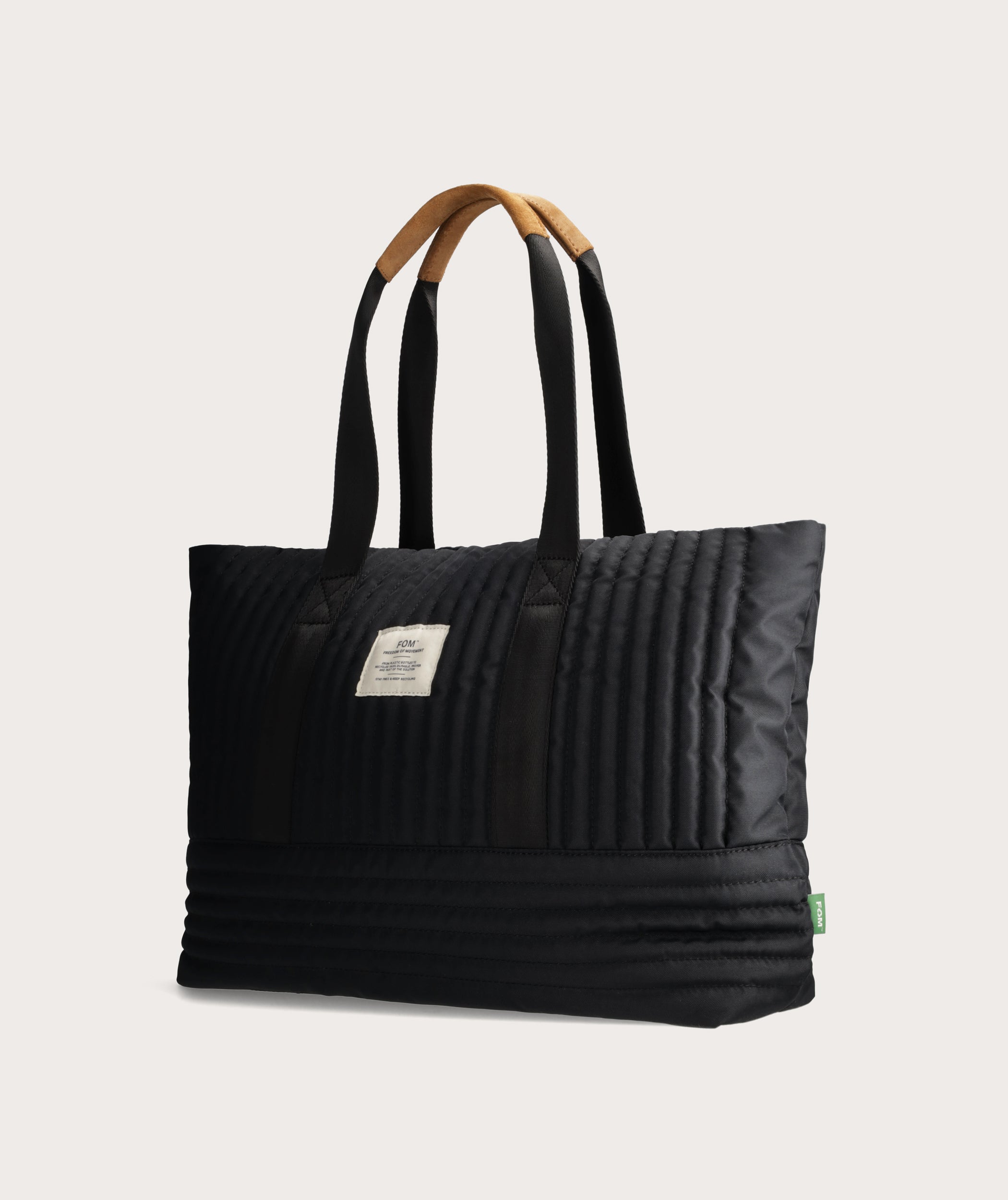 Recycled Travel Tote - Black
