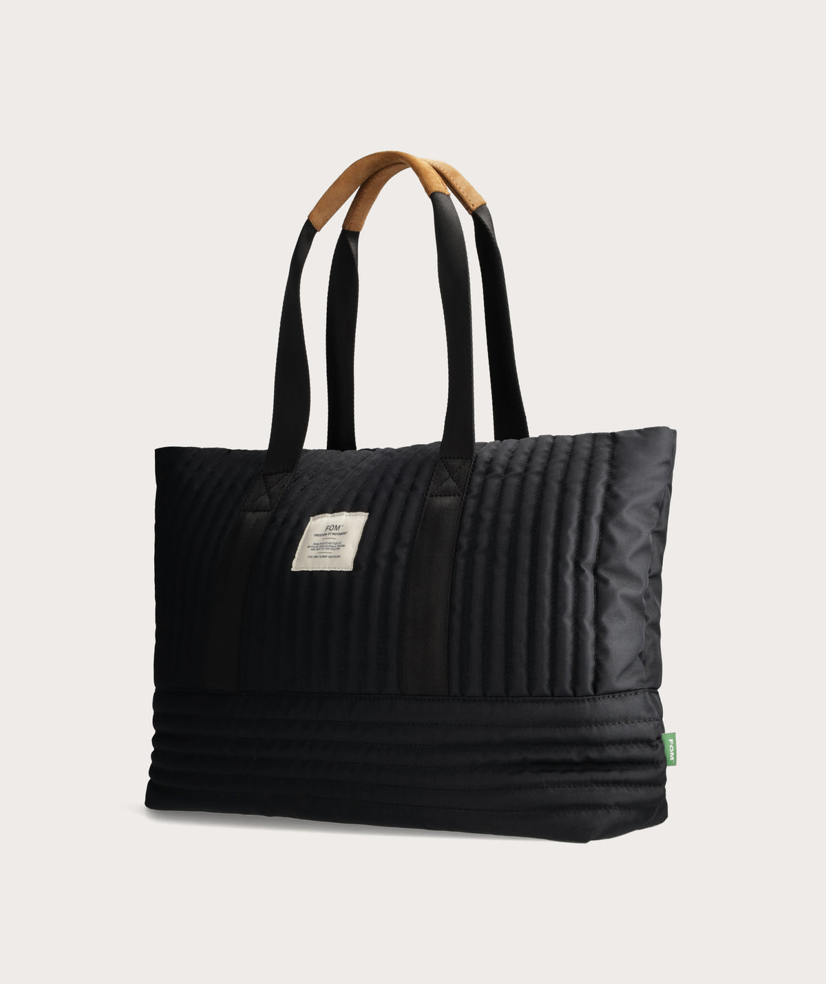 Recycled Travel Tote Black Women FOM SA