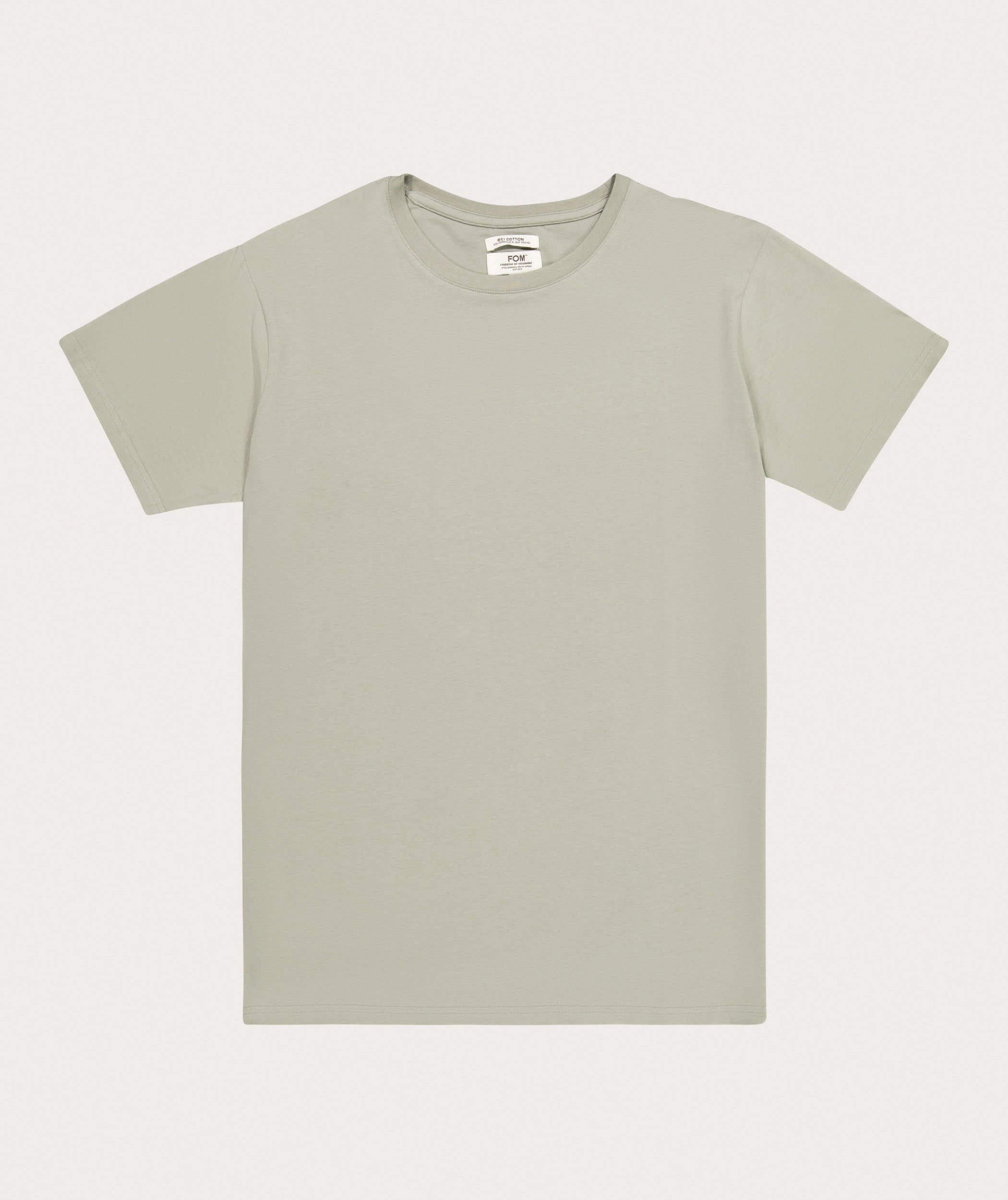 Mens Standard Three Pack Cotton Tees - White / Black / Mineral Grey