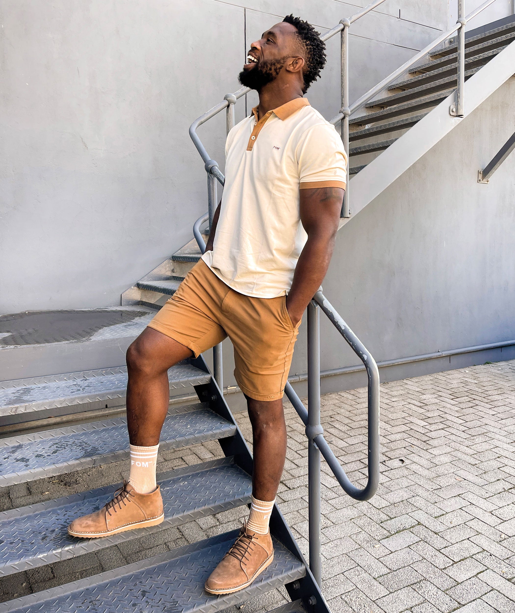 FOM Chino Shorts - Olive Grey