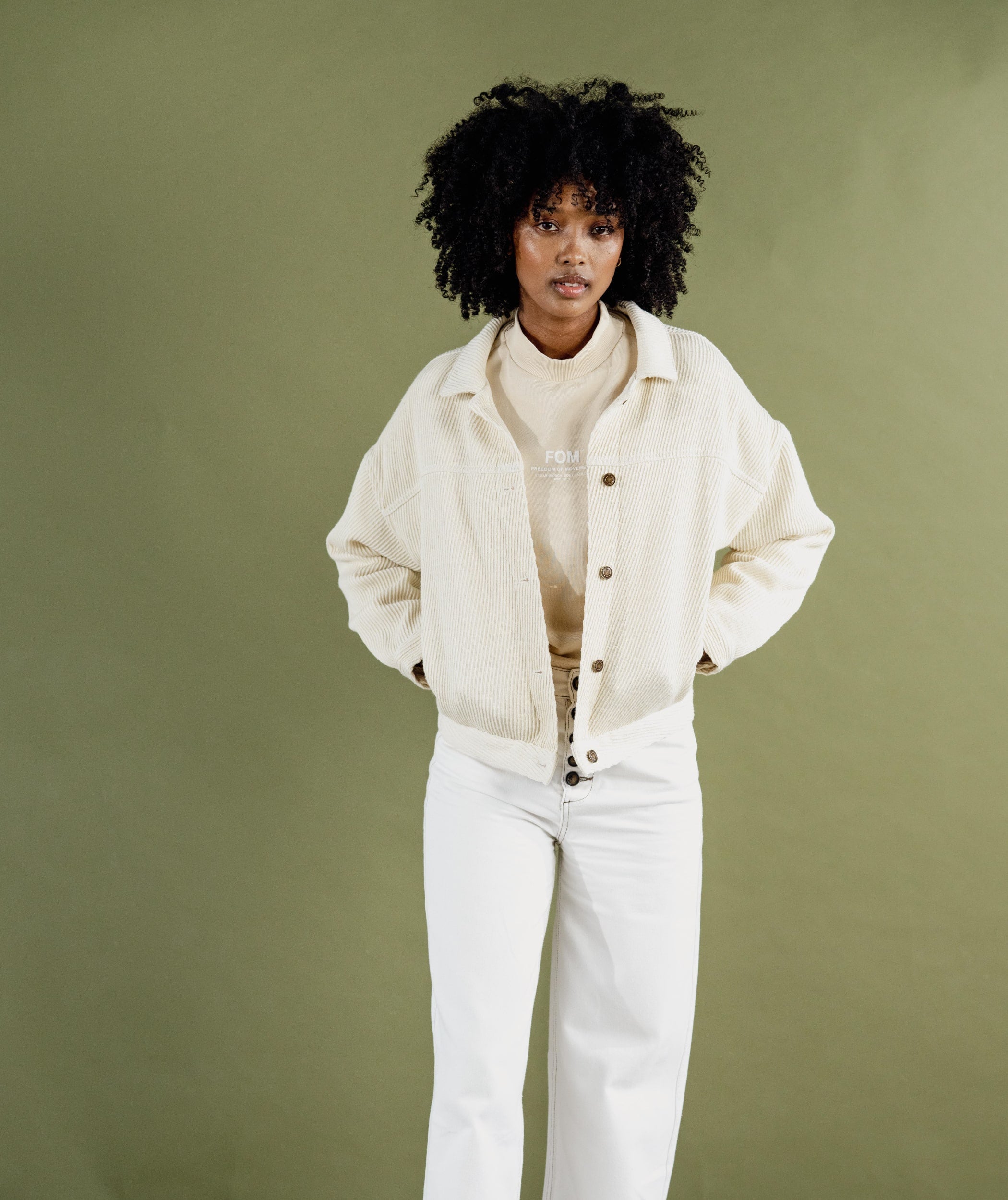 FOM Ladies Wool Blend Jacket Ivory