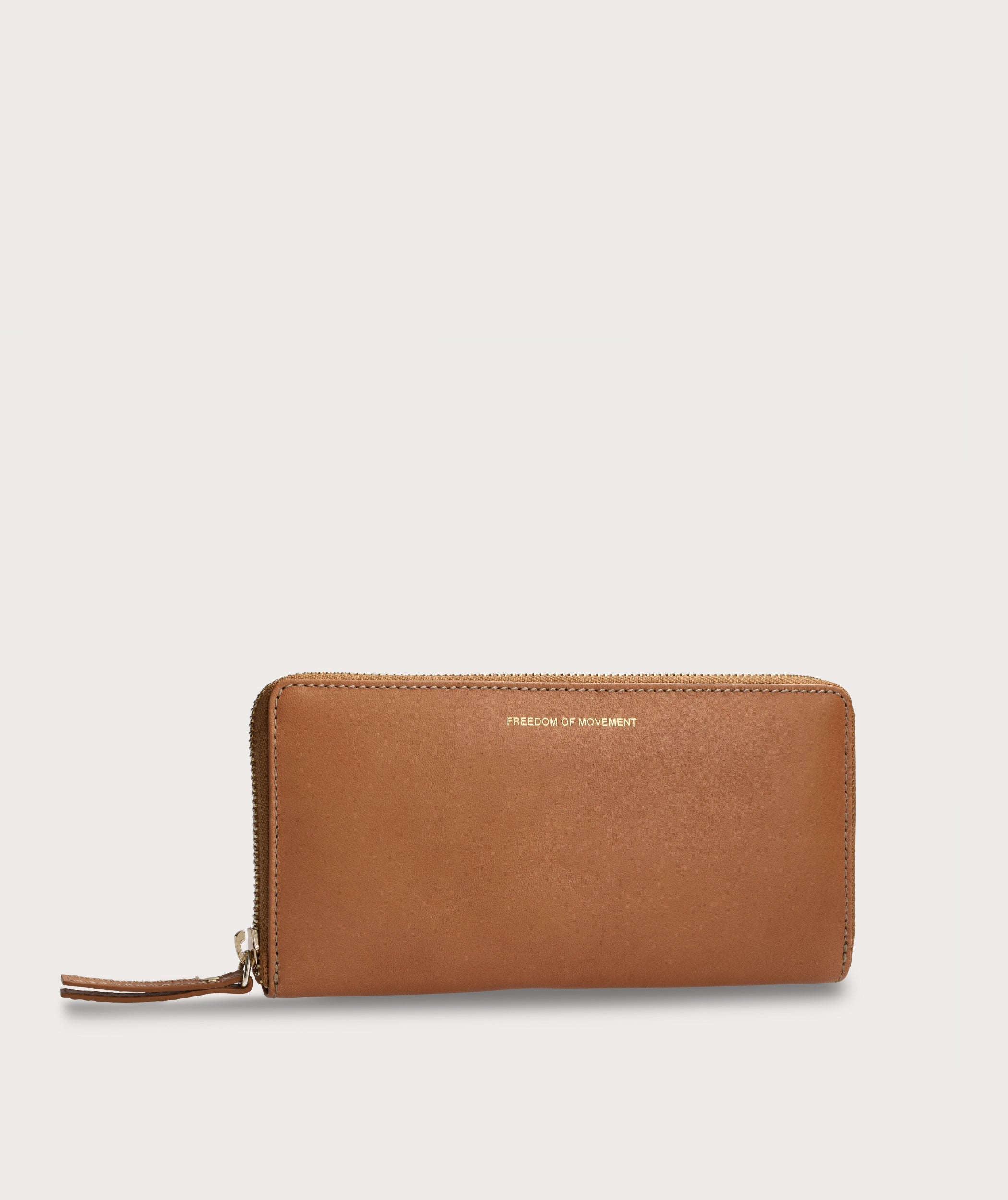 Ladies Zip Wallet - Biscuit