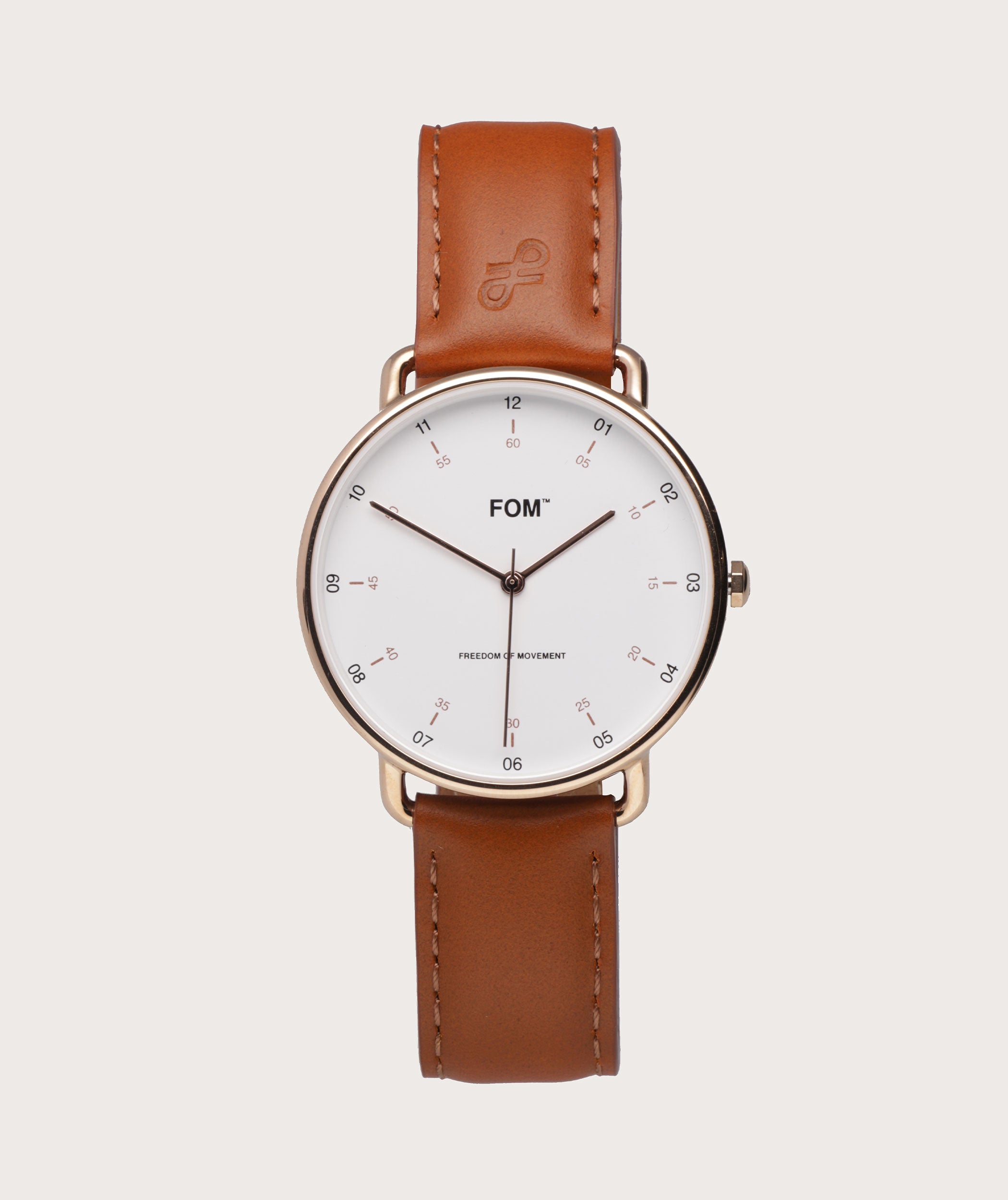 Balboa White/ Rose Gold - Tan