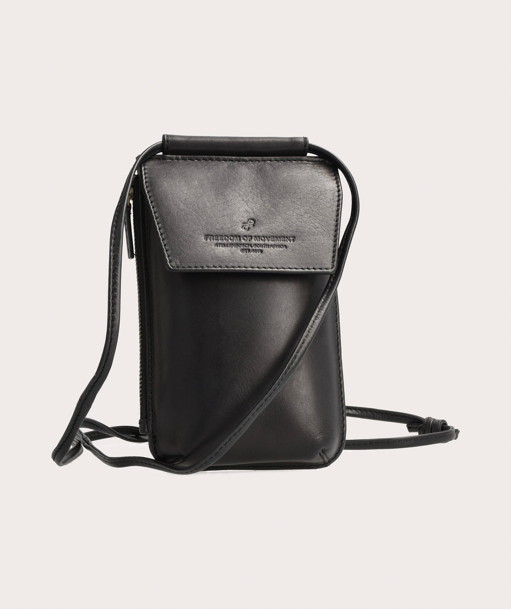 Crossbody Cellphone Pouch - Black
