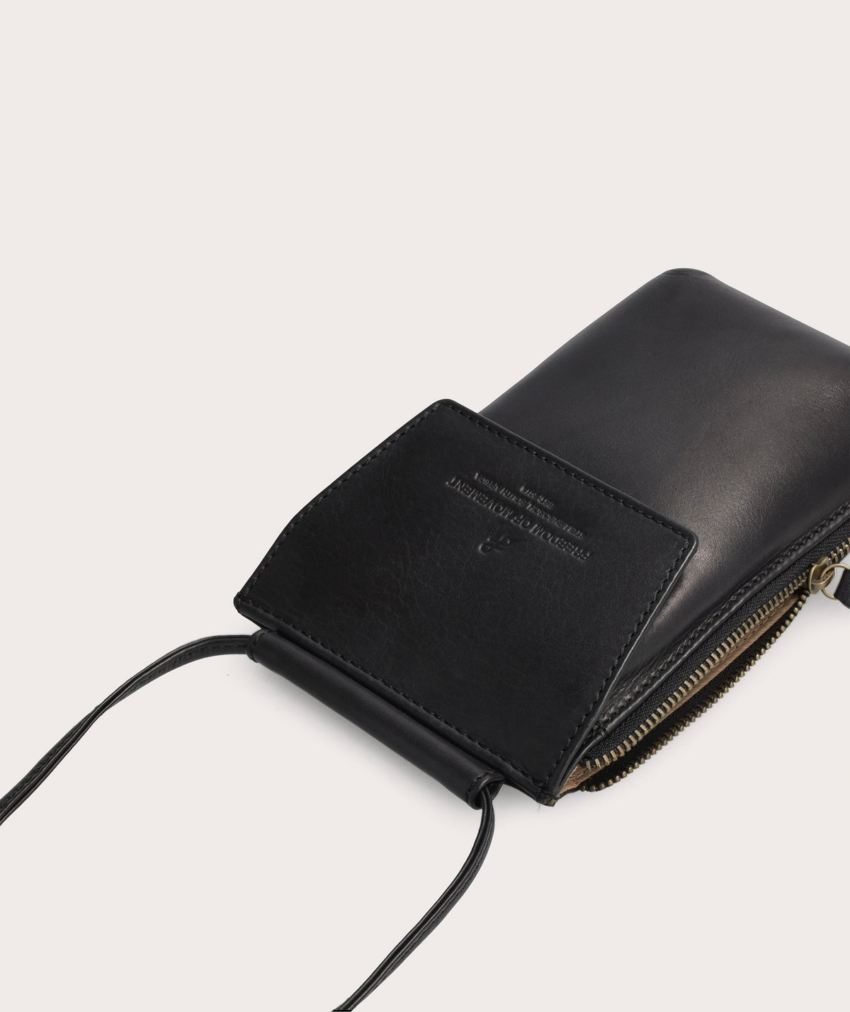 FOM Crossbody Cellphone Pouch - Black