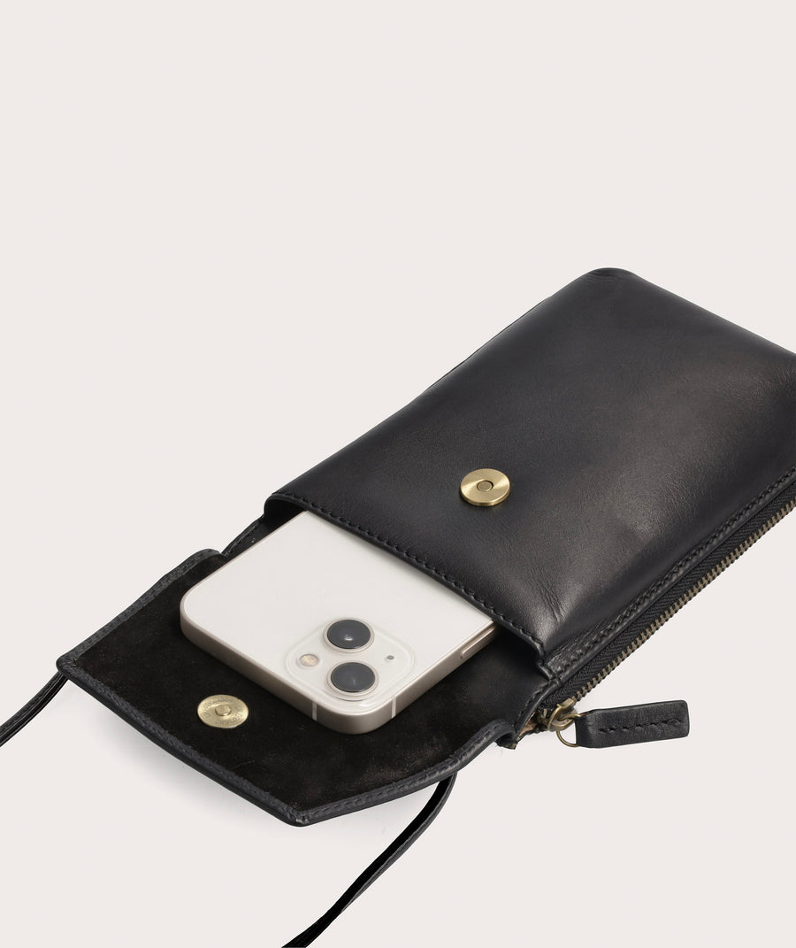 FOM Crossbody Cellphone Pouch - Black