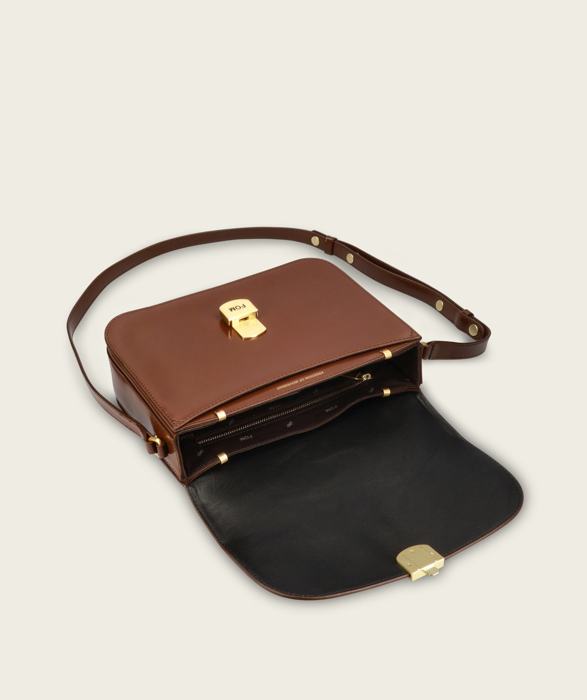 Ava - Patent Brown