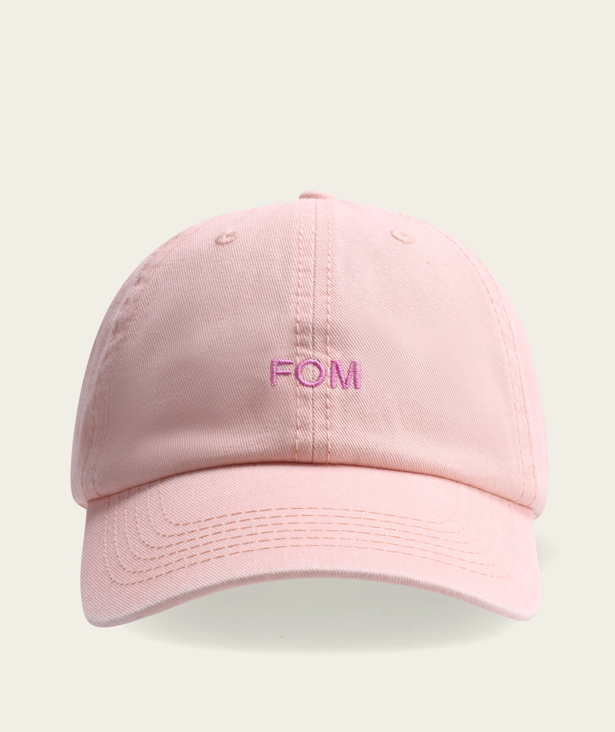 FOM Dad Cap - Washed Peach/ Pink