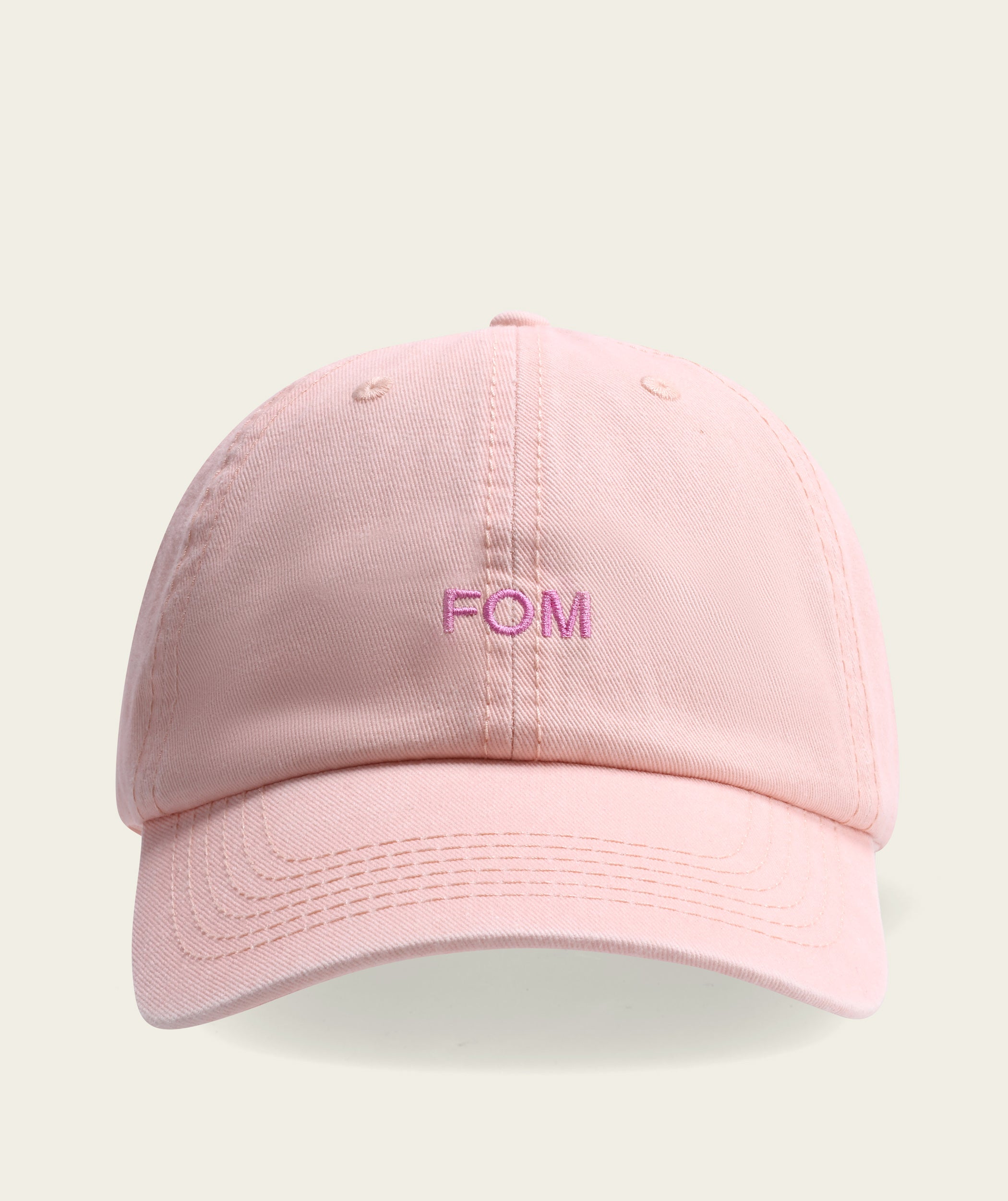 FOM Dad Cap - Washed Peach/ Pink