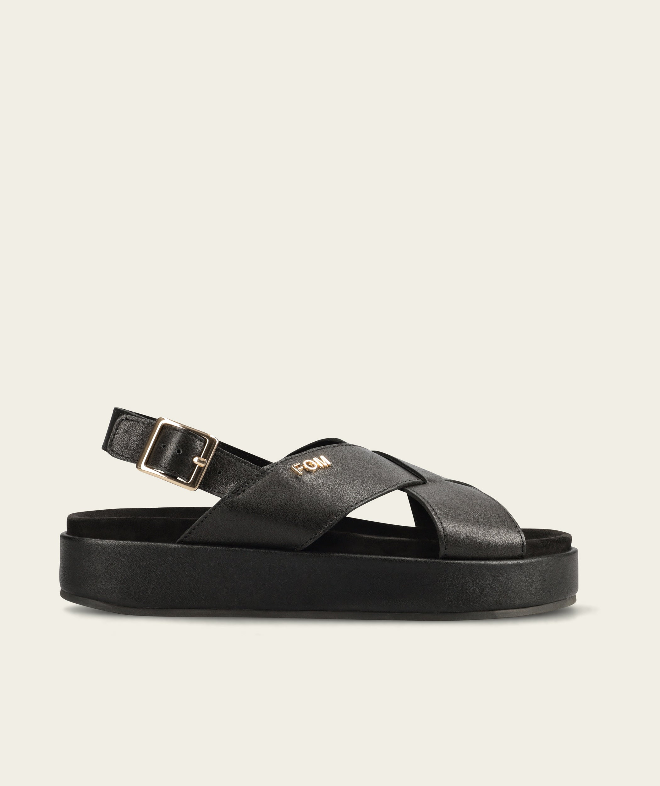 Kelly Platform Sandal - Black