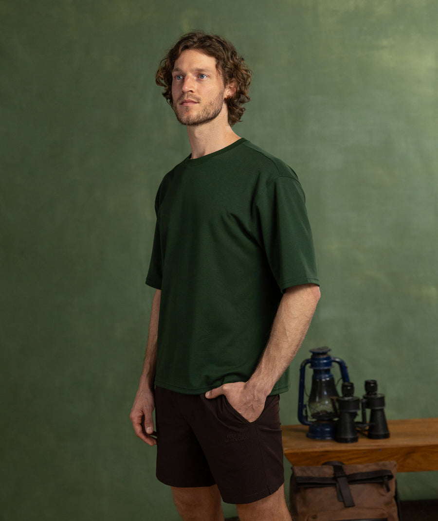 Mens FreeMotion Relaxed Tee - Green