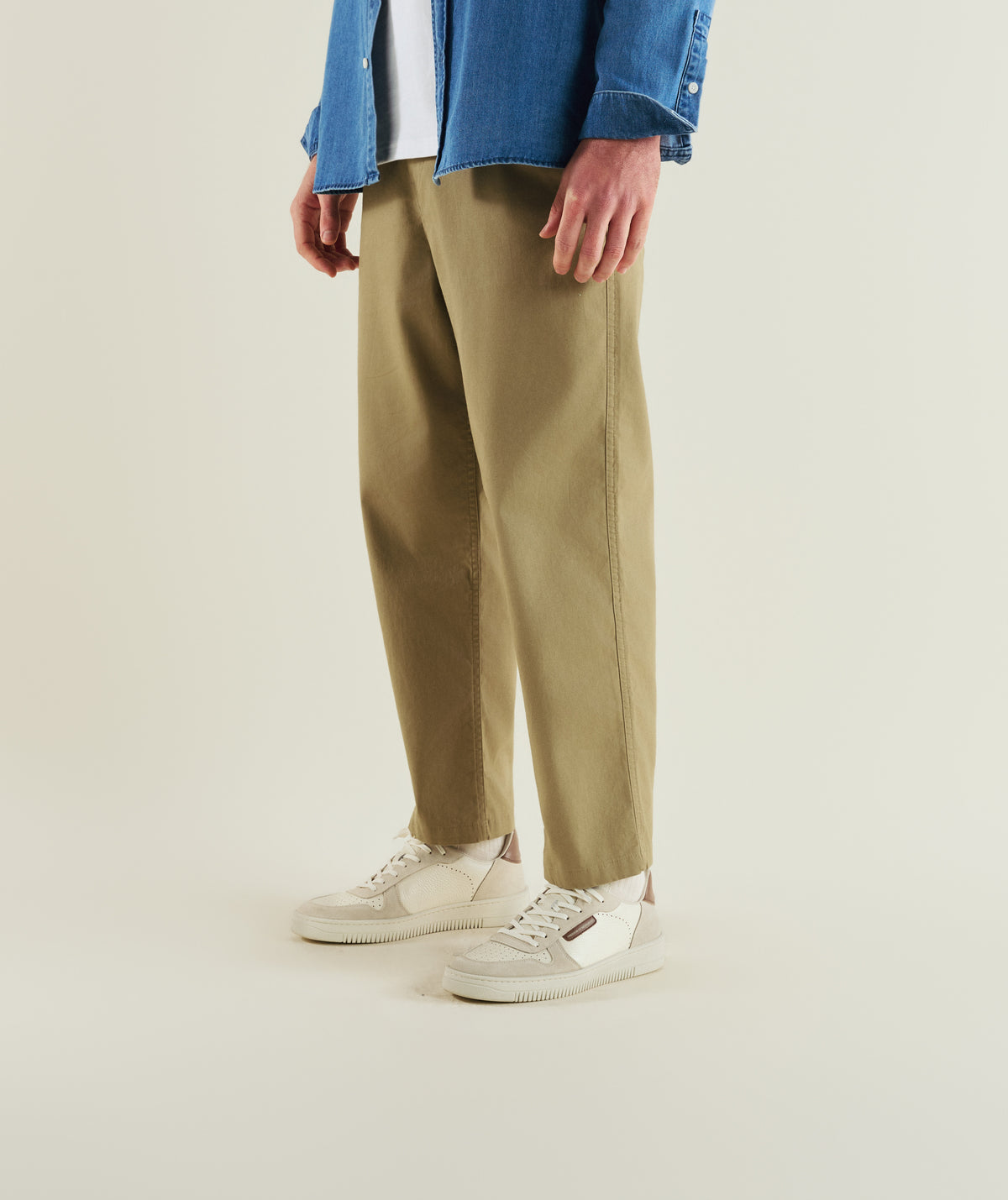 Mens Relaxed Trouser - Dark Sage