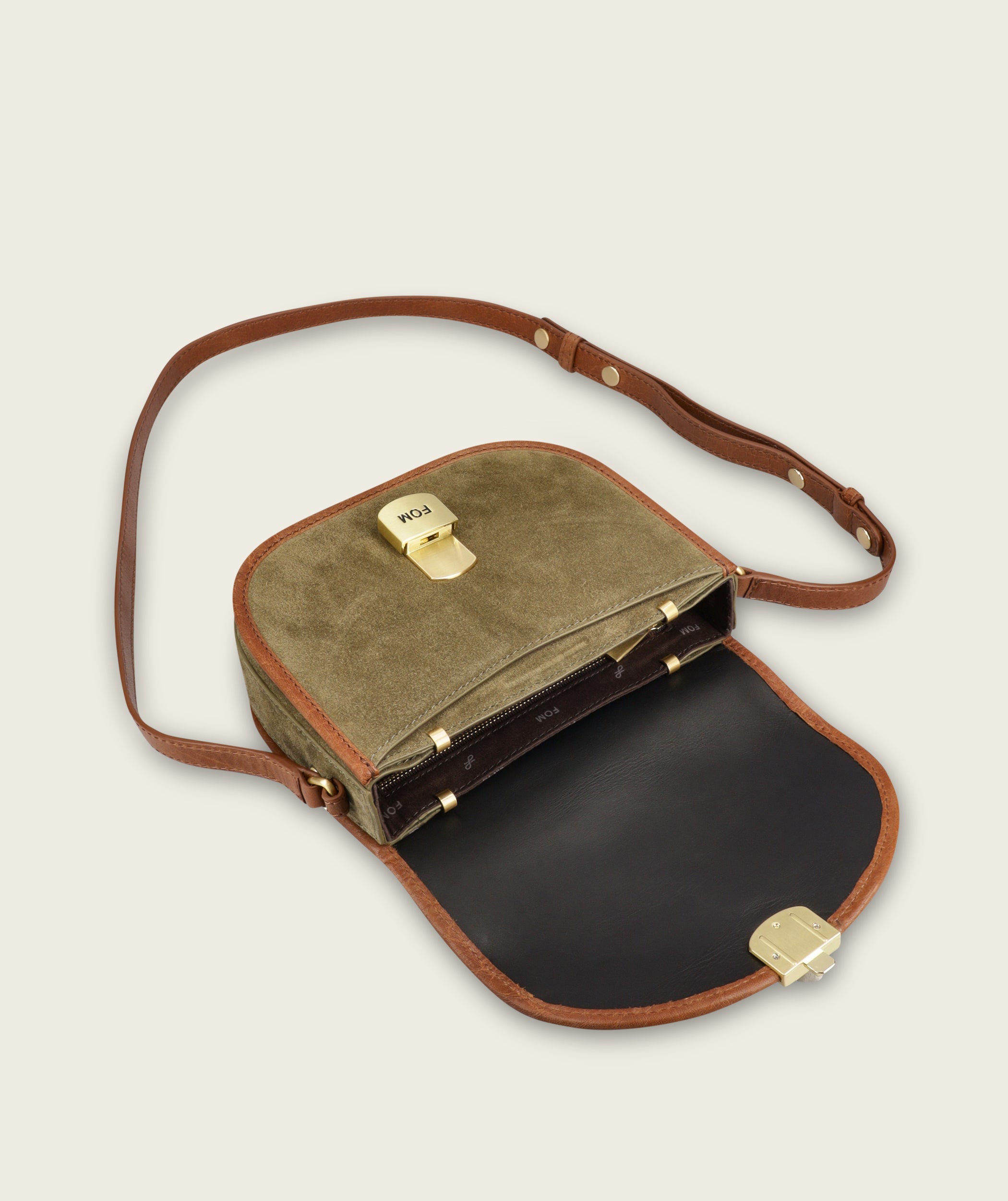 Suzie - Suede Green/ Brown