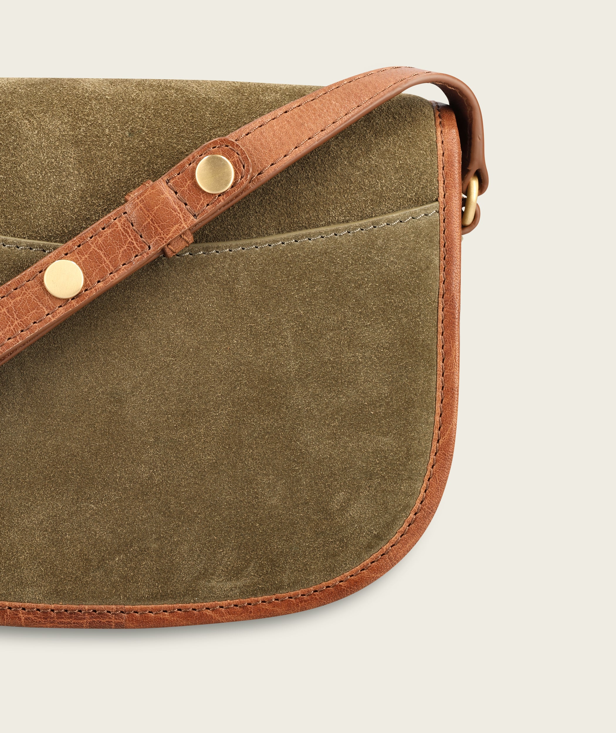 Suzie - Suede Green/ Brown