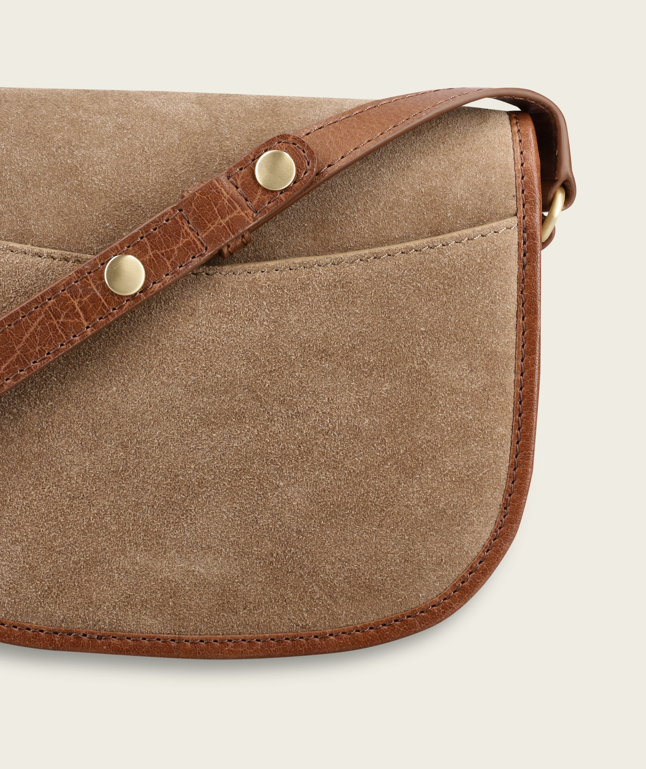Suzie - Suede Natural/ Brown